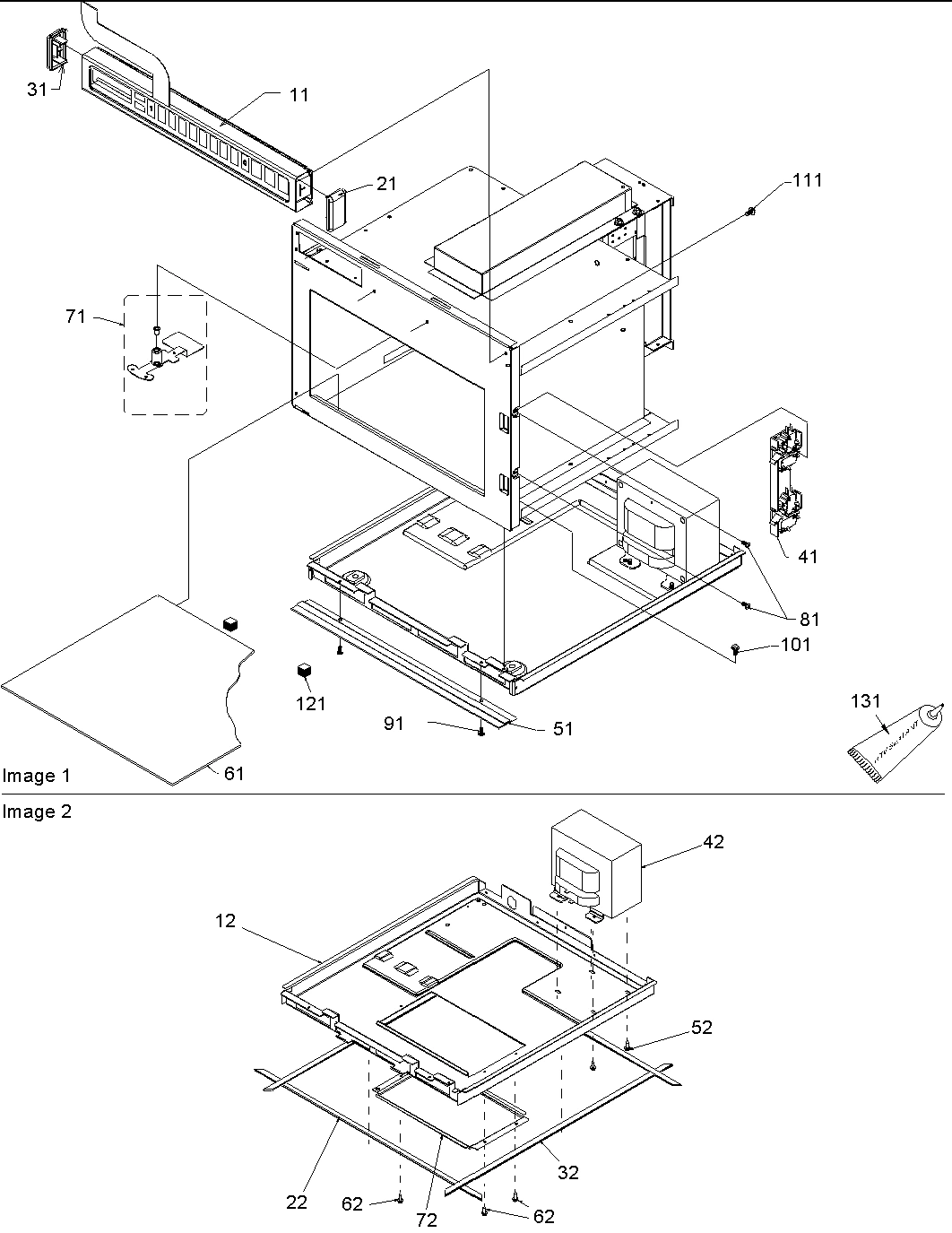 01 - Control/Antenna & Basepan Assembly