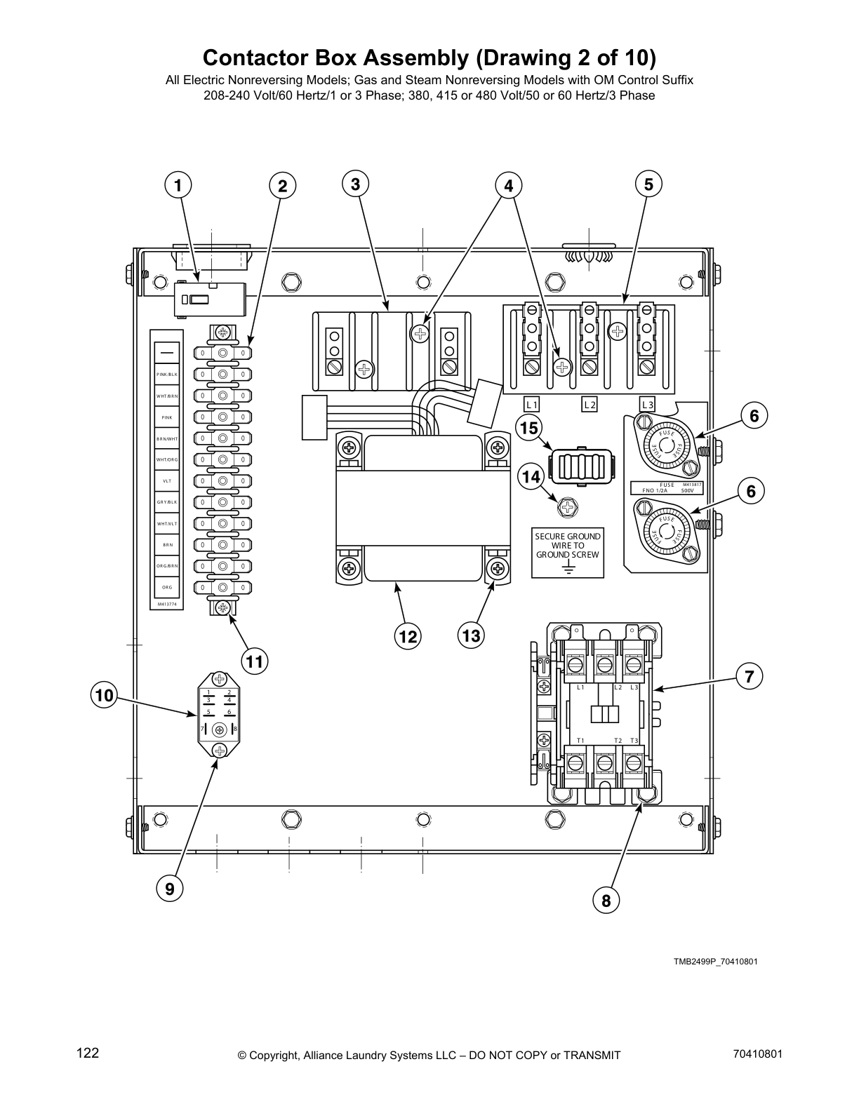 Contactor Box Assembly (Drawing 2 of 10)