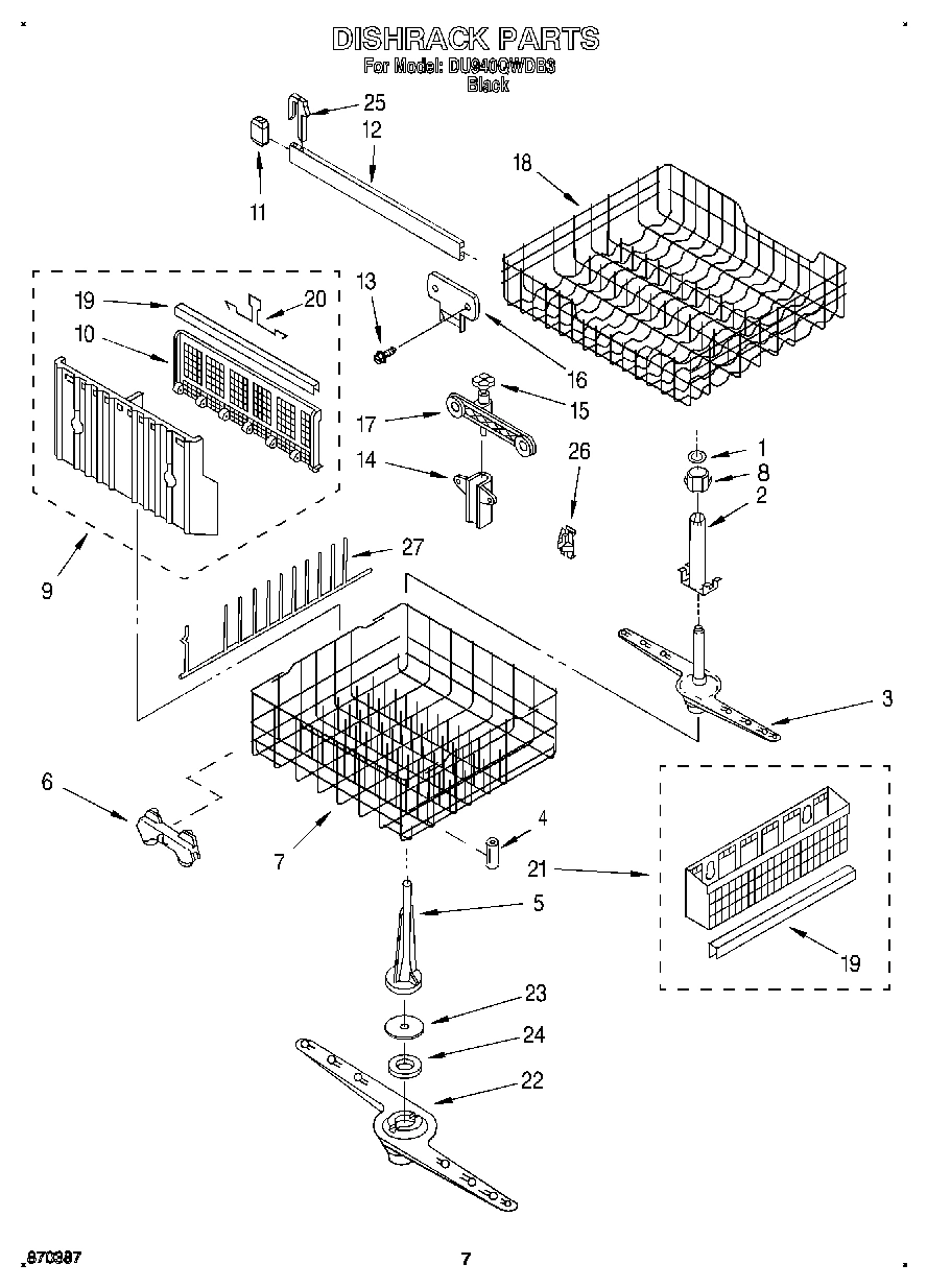 05 - DISHRACK, LIT/OPTIONAL