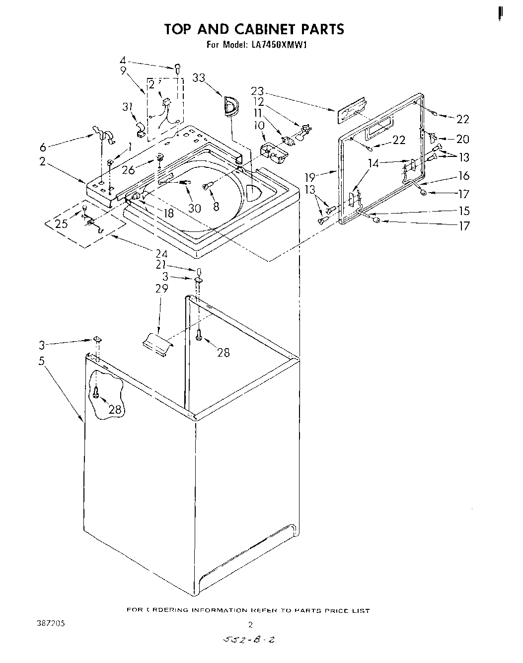 02 - TOP AND CABINET , LITERATURE AND OPTIONAL