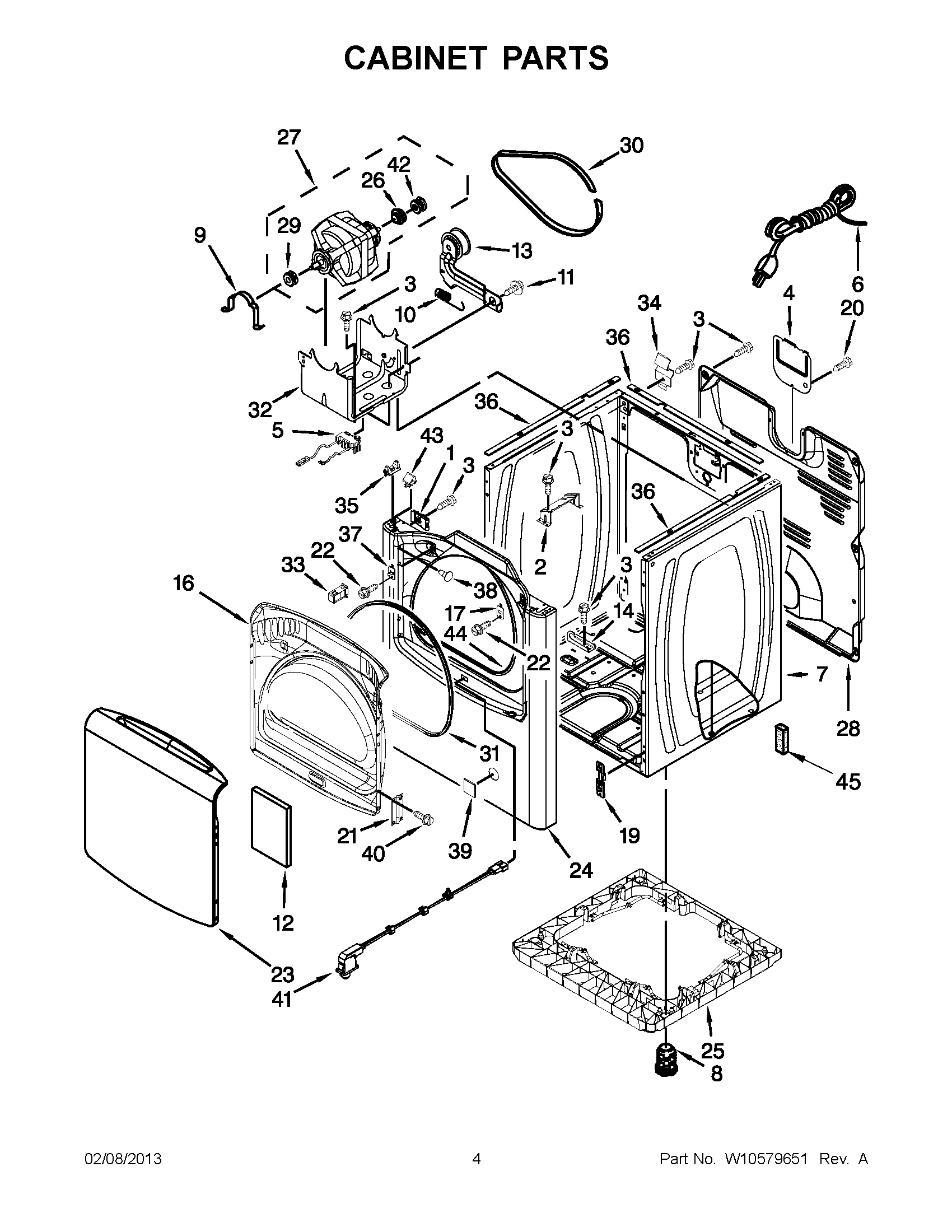 02 - CABINET PARTS