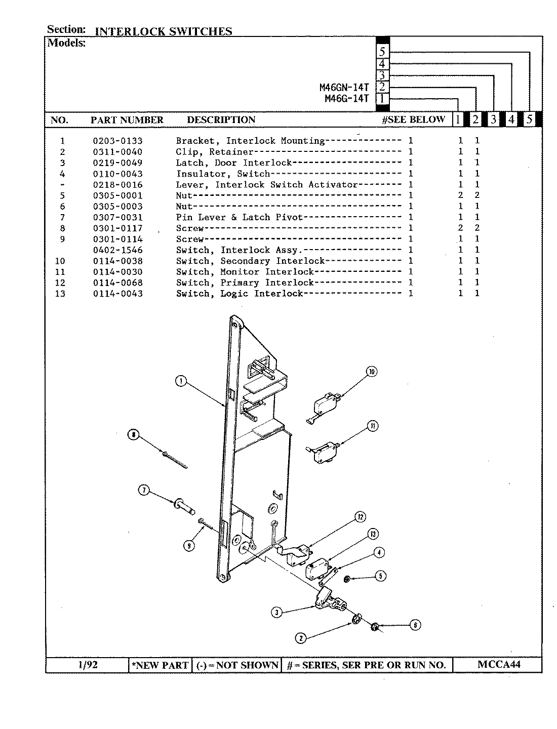 04 - INTERLOCK SWITCHES