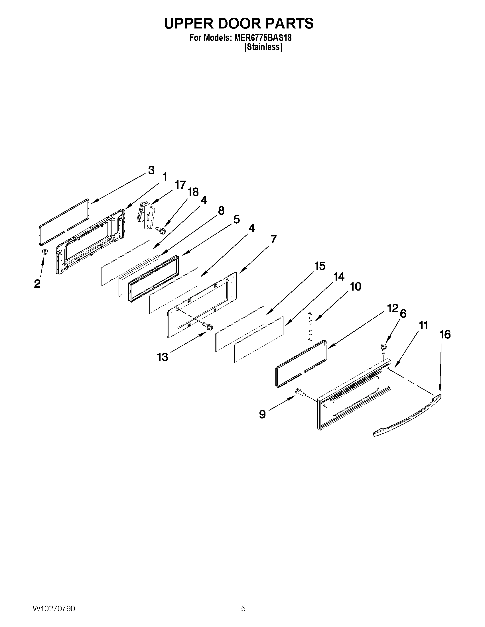 04 - UPPER DOOR PARTS