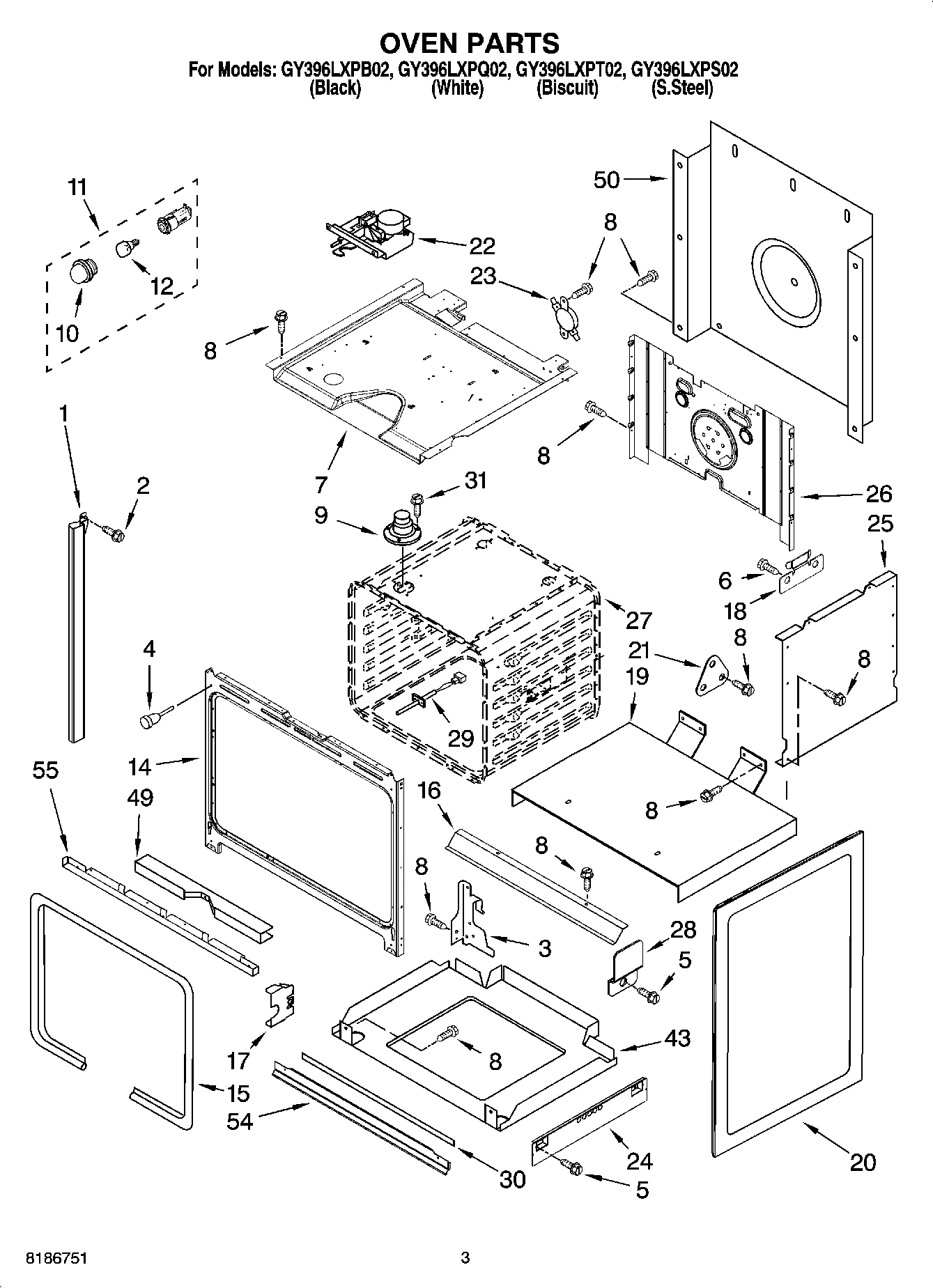 03 - OVEN PARTS