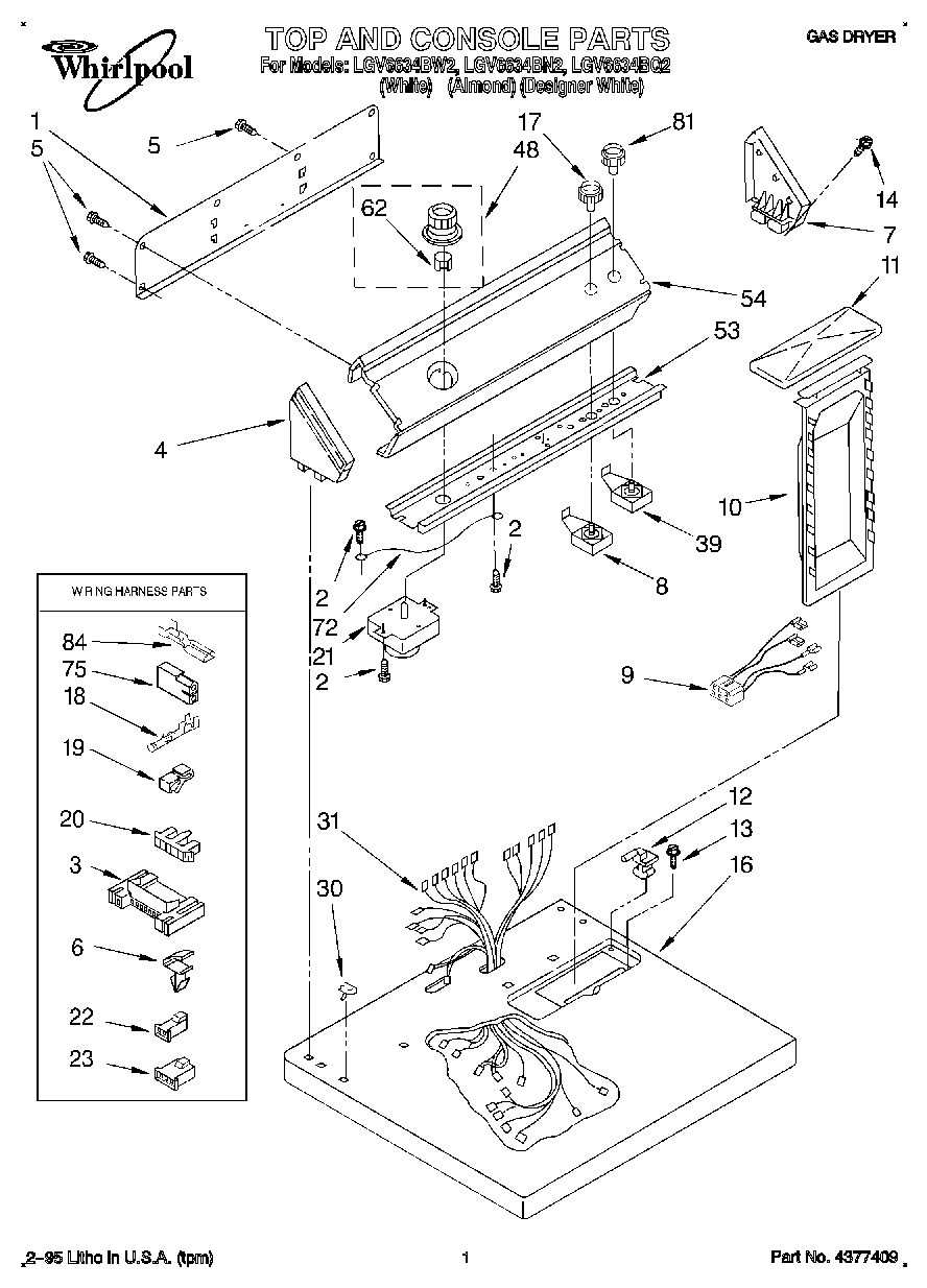 01 - TOP AND CONSOLE, LIT/OPTIONAL