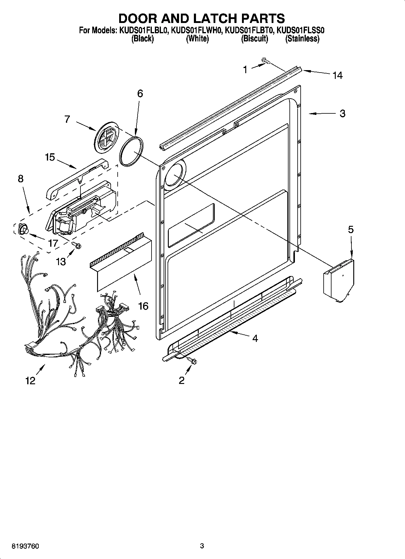 03 - DOOR AND LATCH PARTS