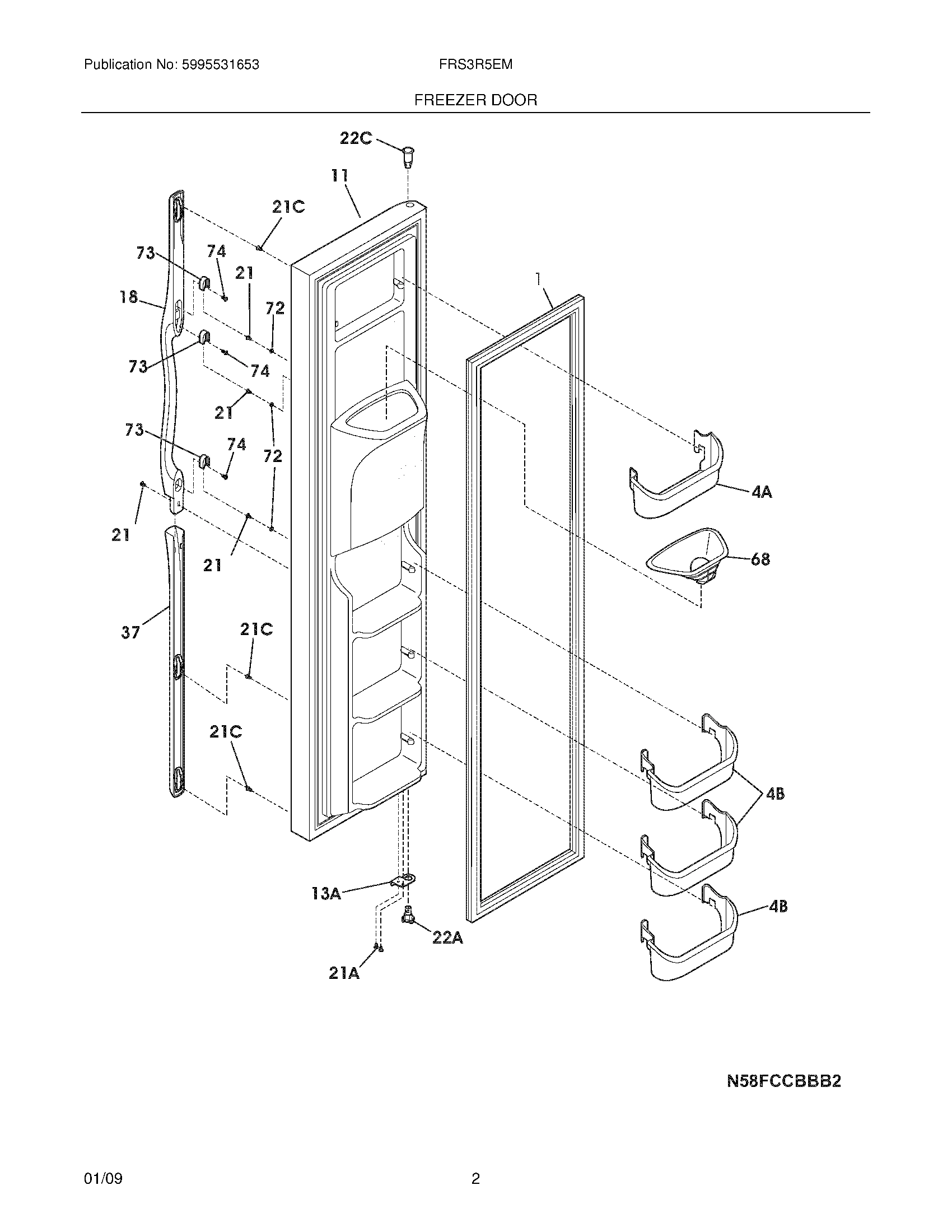 03 - FREEZER DOOR