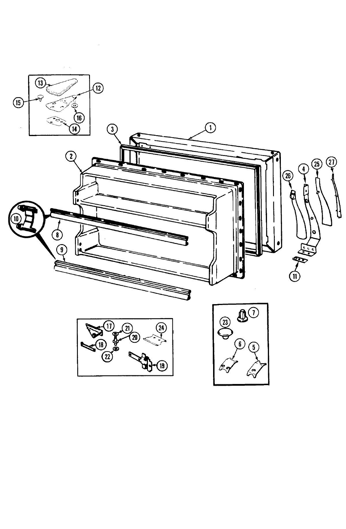 02 - FREEZER DOOR