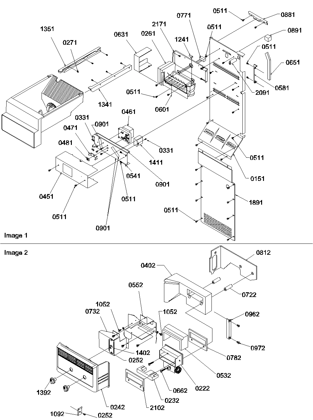 09 - ICE MAKER/CONTROL ASSY