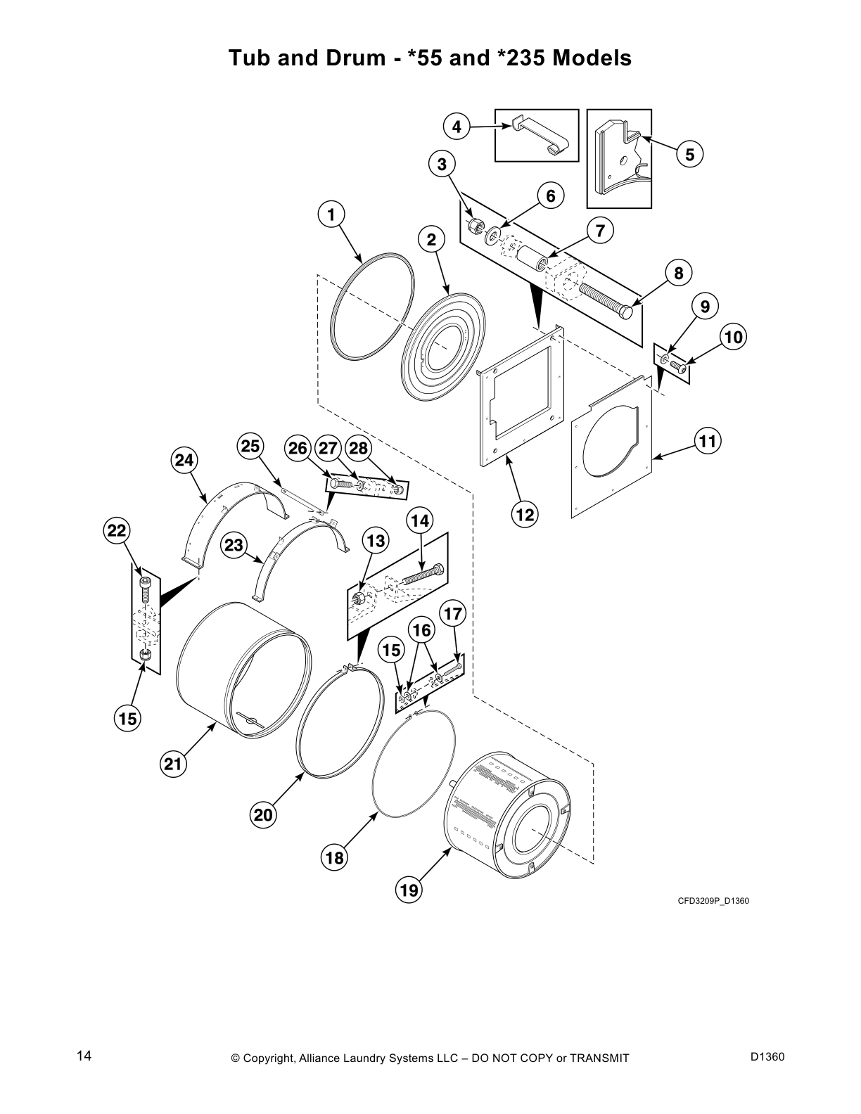Tub and Drum - *55 and *235 Models