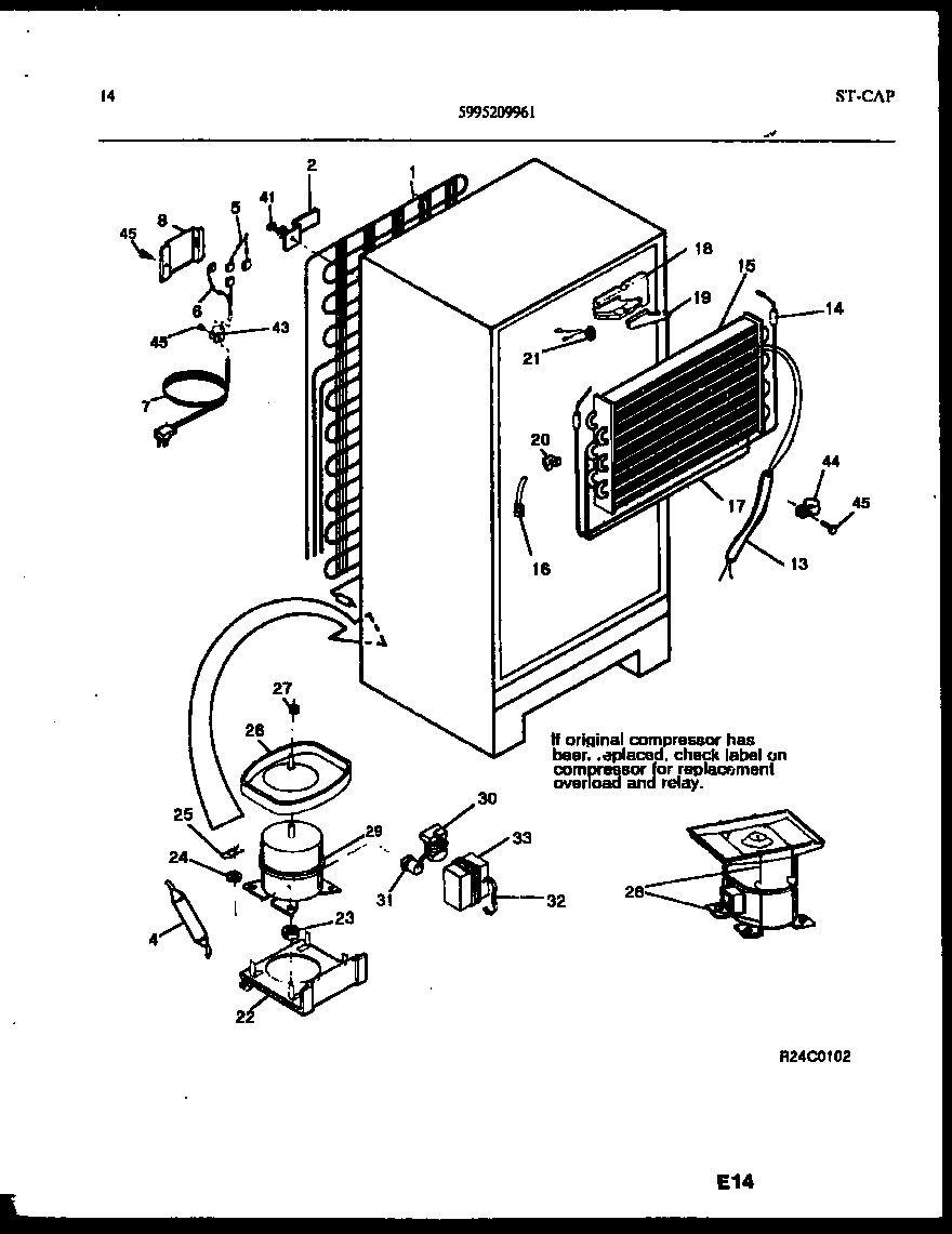 08 - SYSTEM AND AUTOMATIC DEFROST PARTS