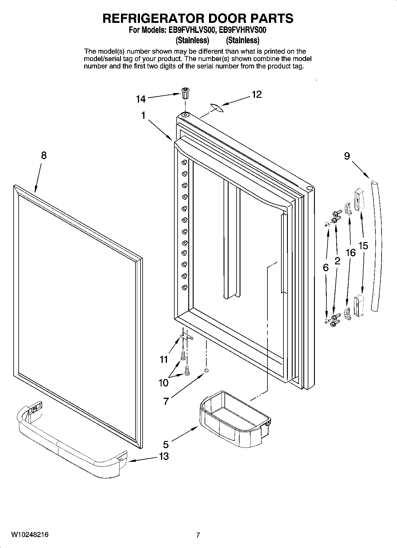 05 - REFRIGERATOR DOOR PARTS
