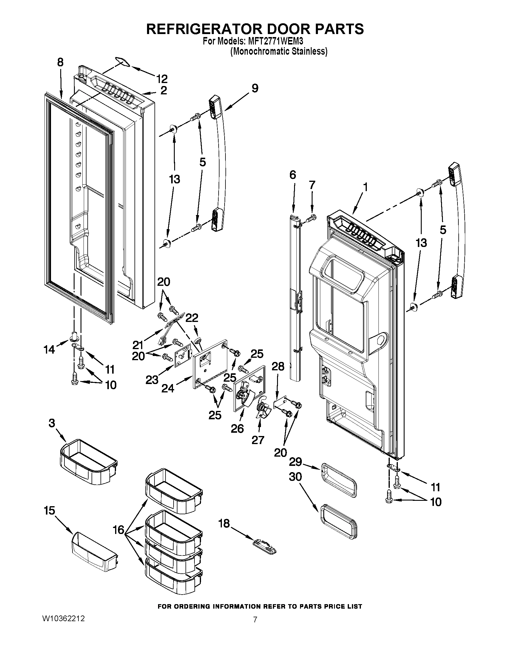 04 - REFRIGERATOR DOOR PARTS