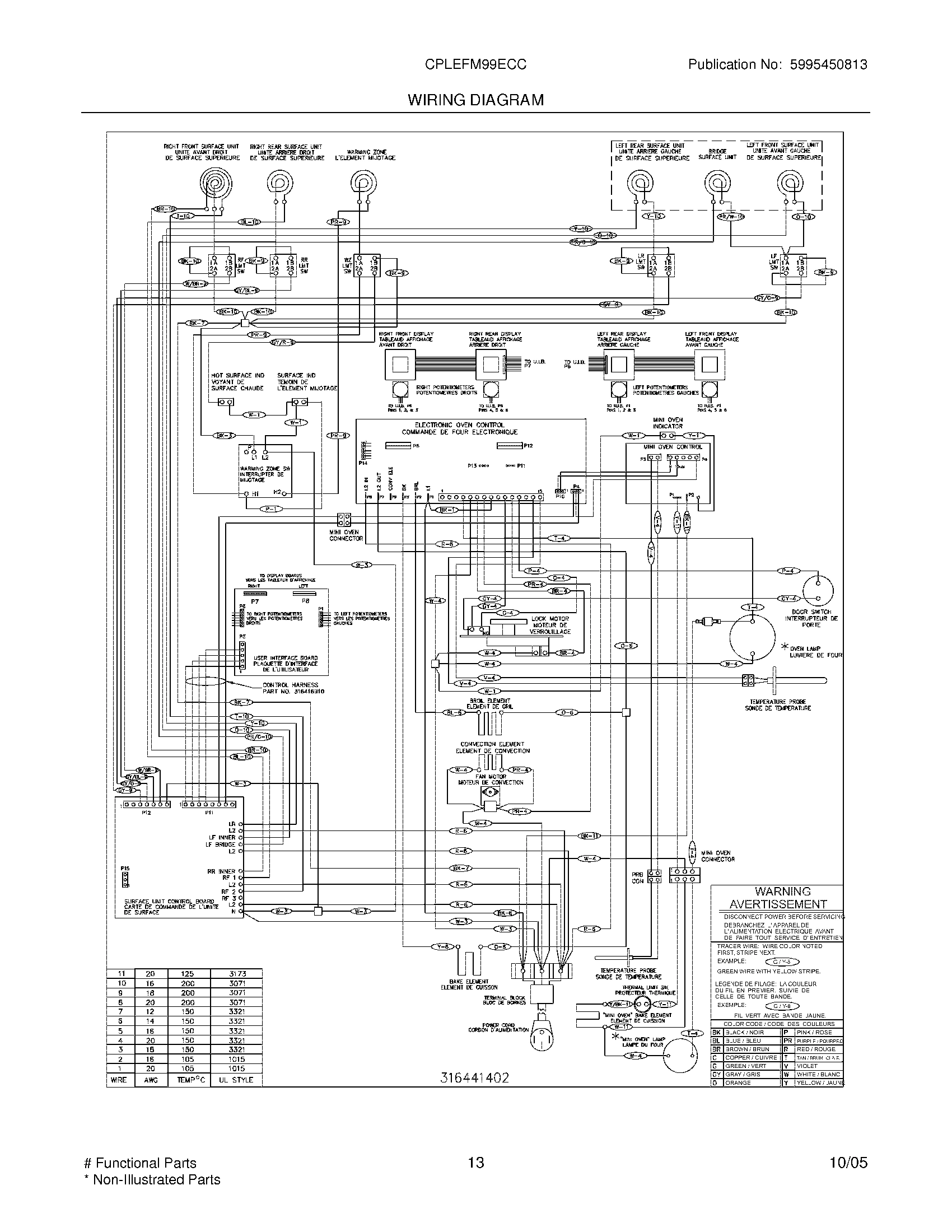 13 - WIRING DIAGRAM