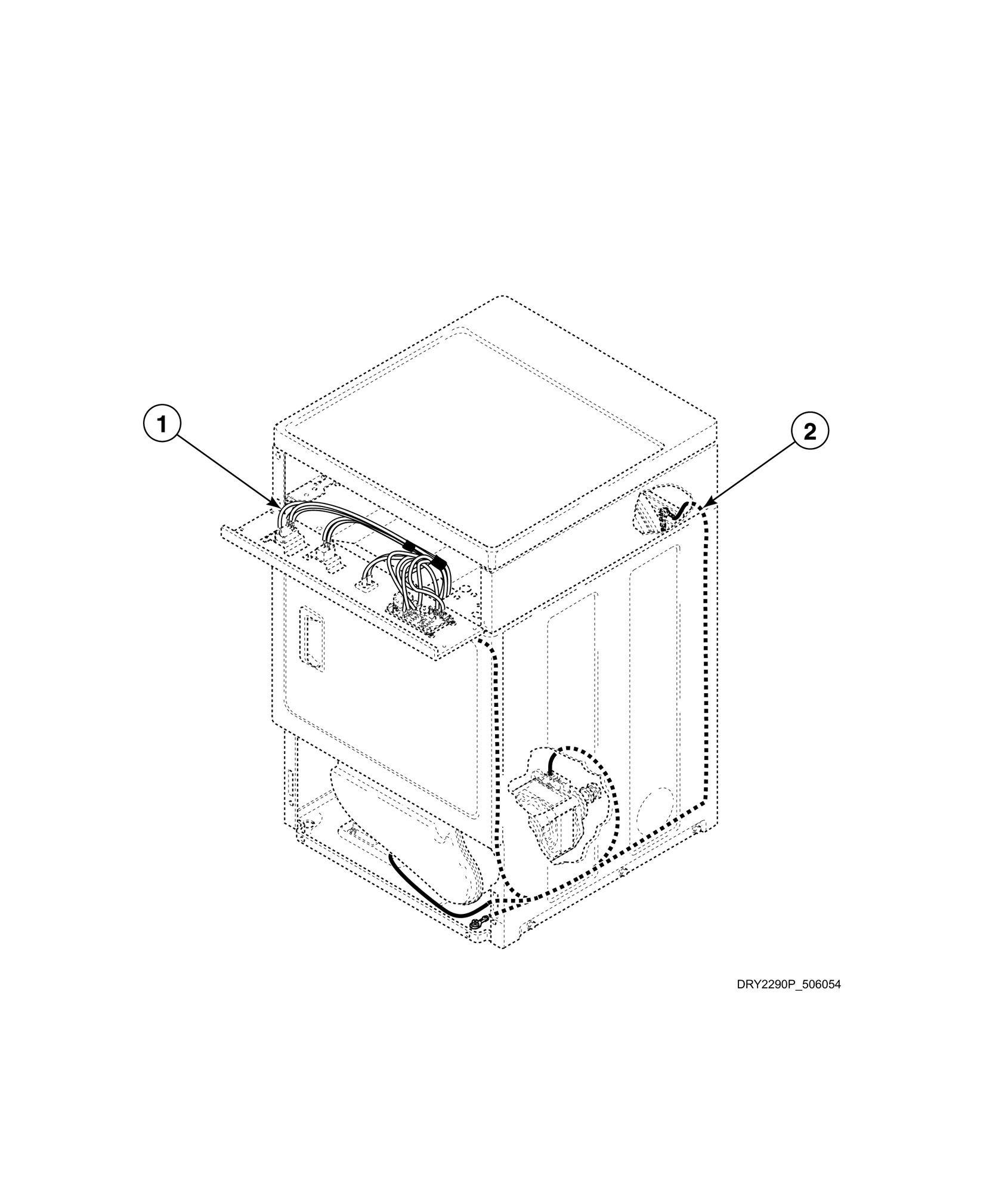 Wire Harnesses and Wires - Front Control Models (Drawing 5 of 5)