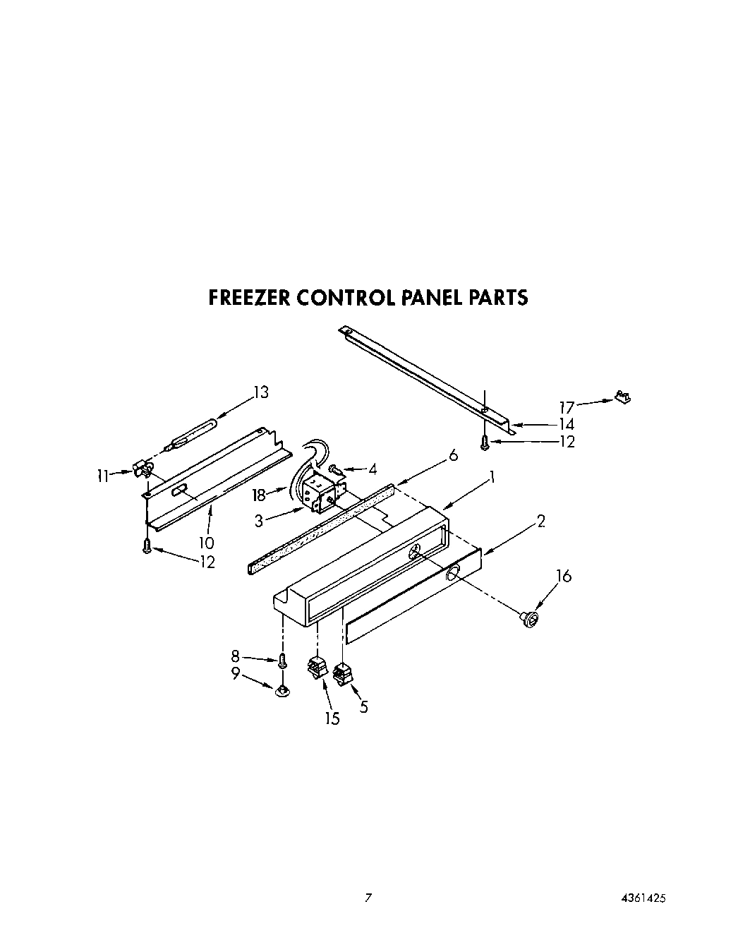 06 - FREEZER CONTROL PANEL