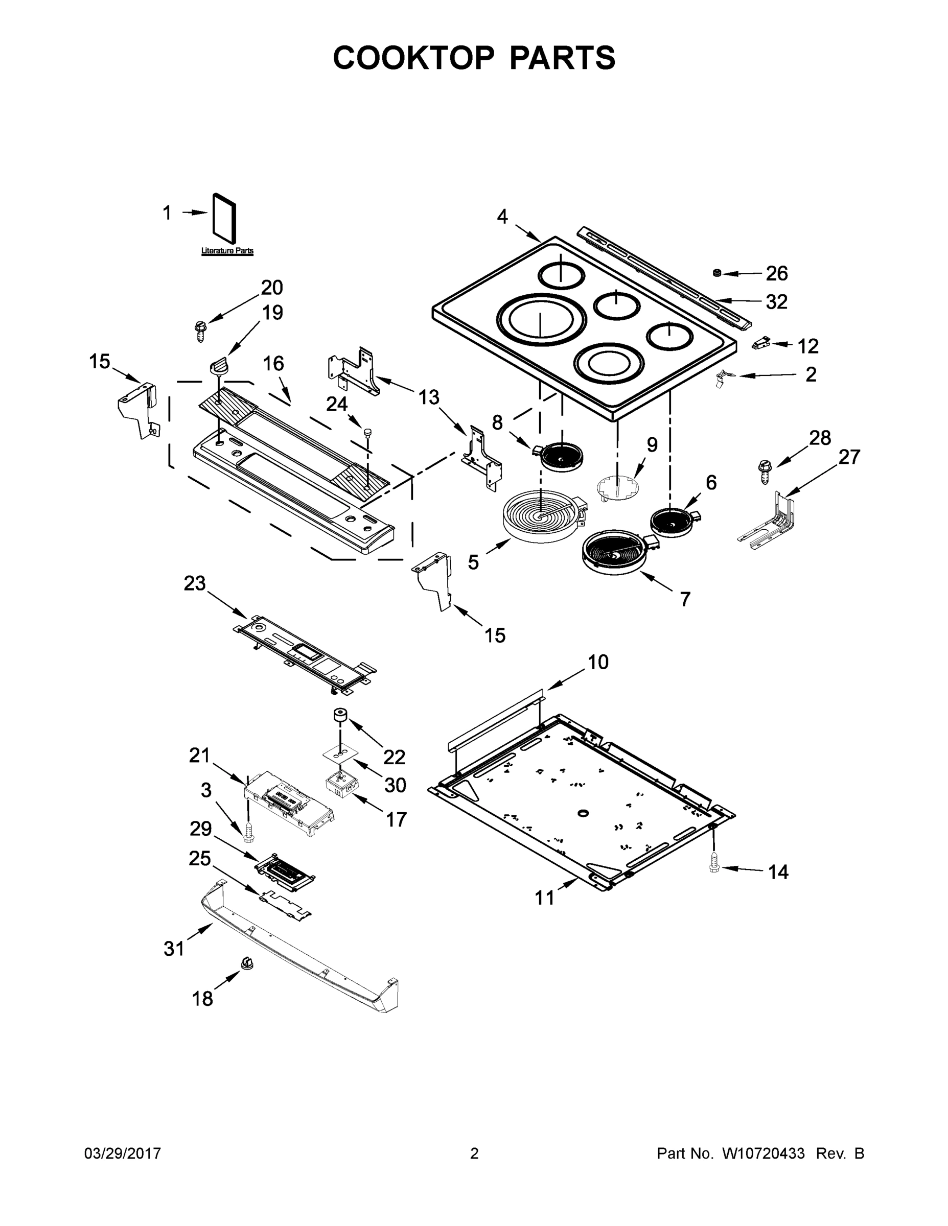 02 - COOKTOP PARTS