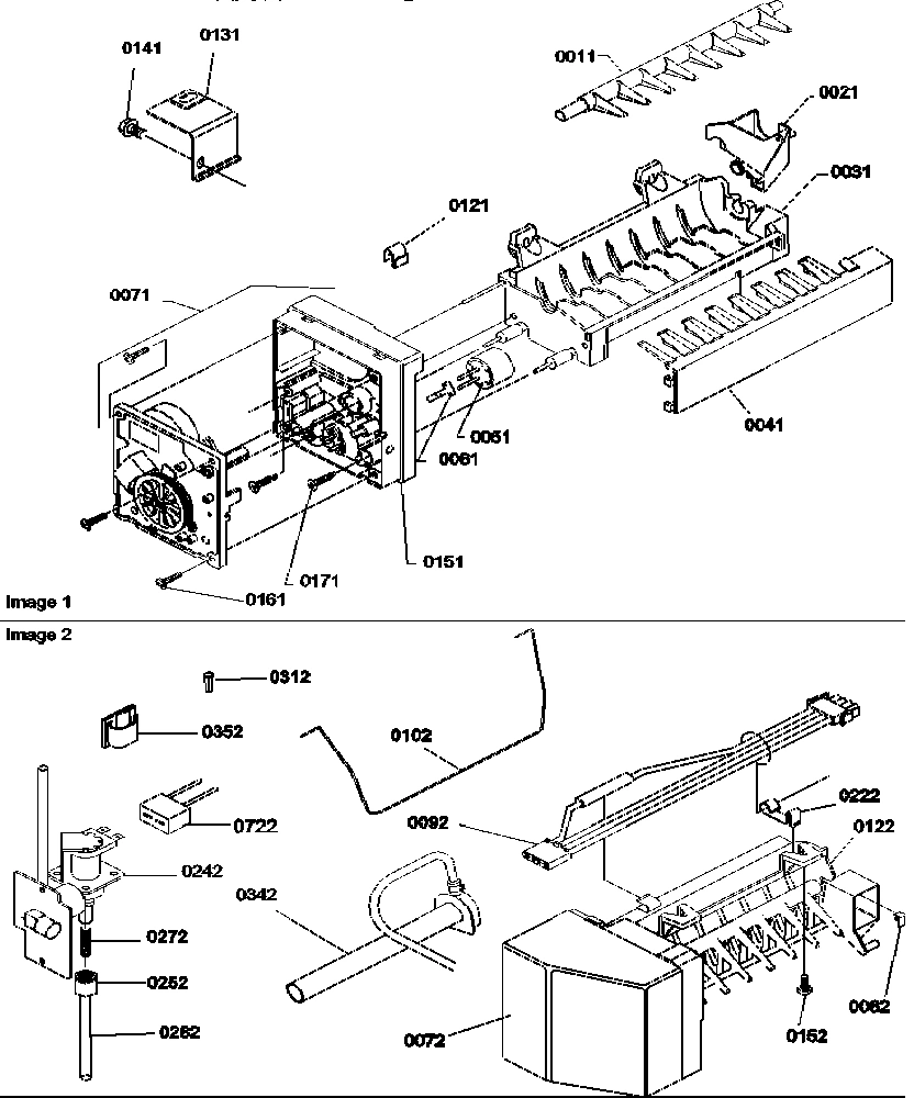 08 - ICE MAKER ASSY AND PARTS