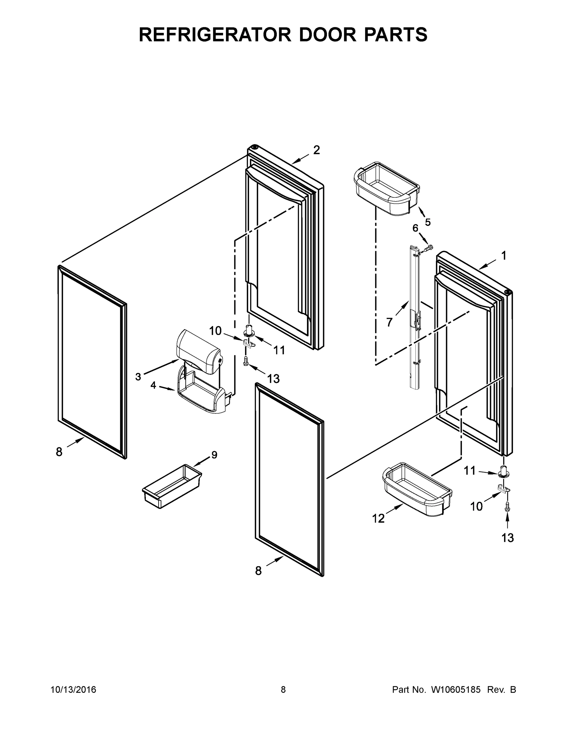 05 - REFRIGERATOR DOOR PARTS