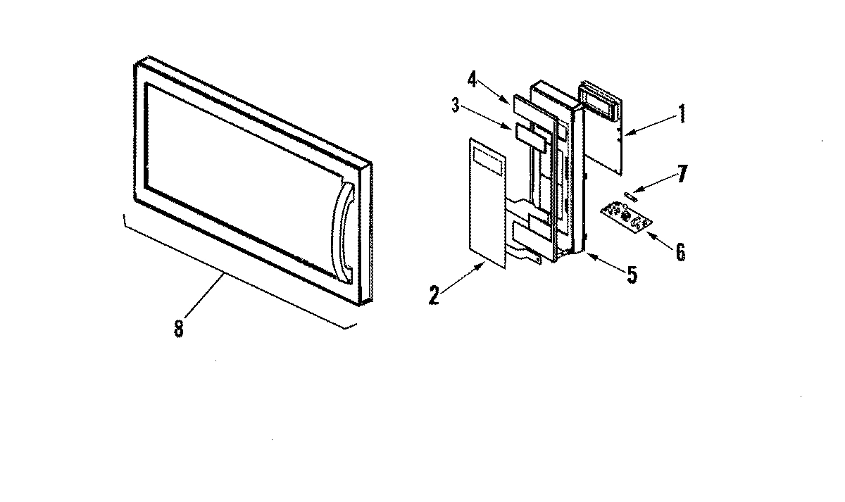03 - CONTROL PANEL/DOOR ASSEMBLY