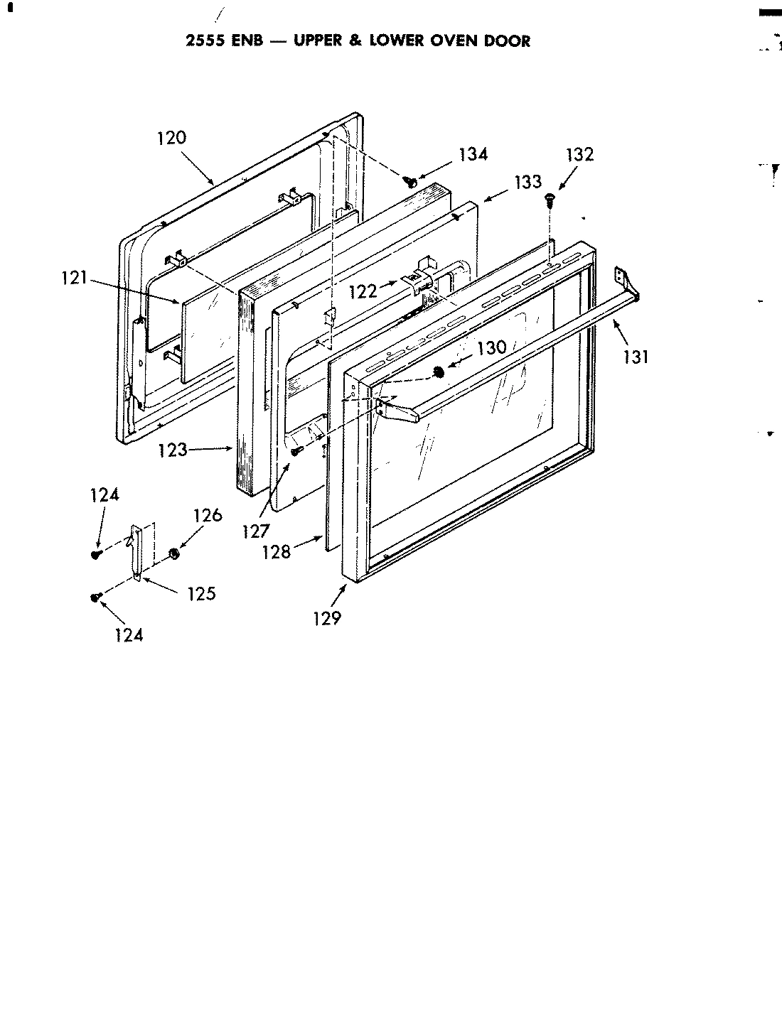 03 - OVEN DOOR (UPPER & LOWER)