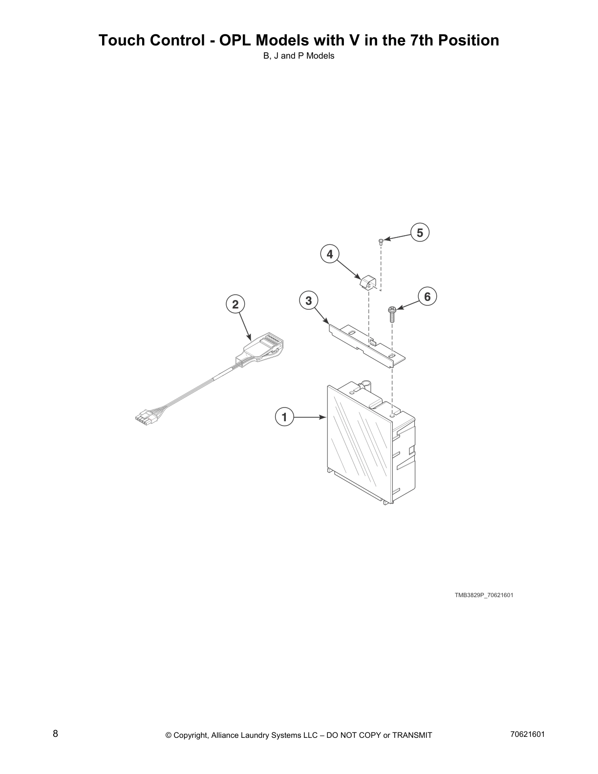 Touch Control - OPL Models with V in the 7th Position