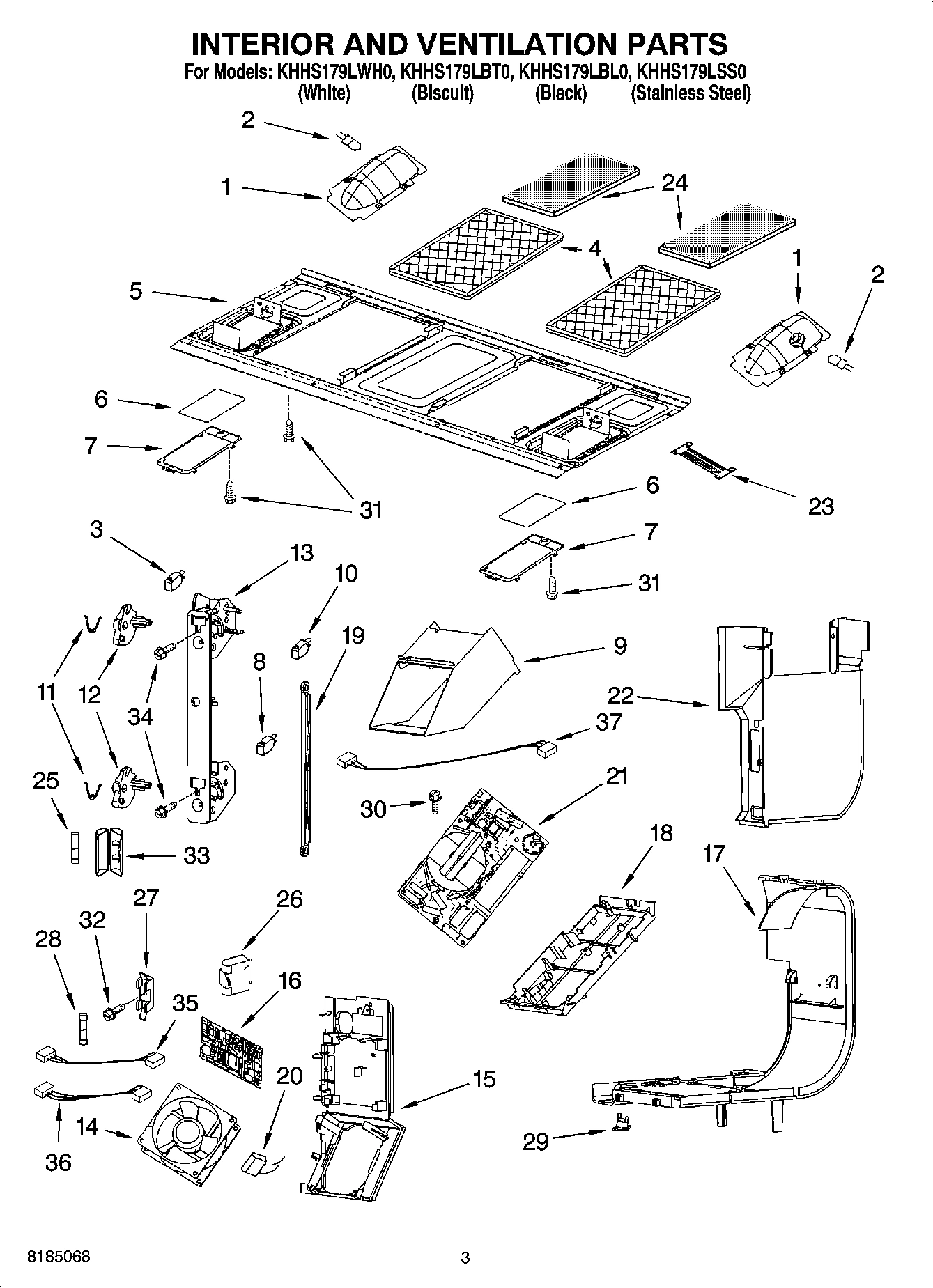 03 - INTERIOR AND VENTILATION PARTS