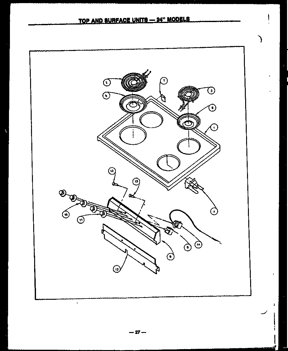 06 - TOP AND SURFACE UNITS-24`` MODELS