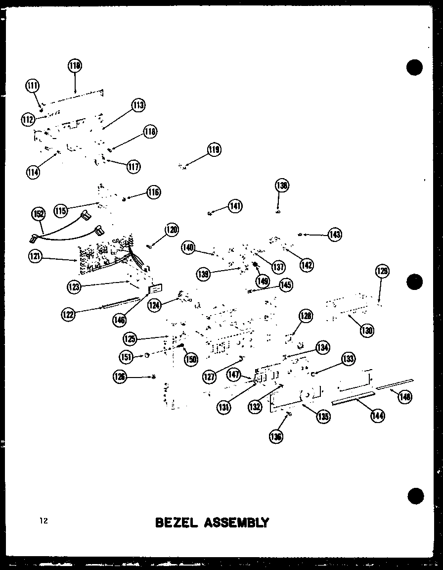 01 - BEZEL ASSY