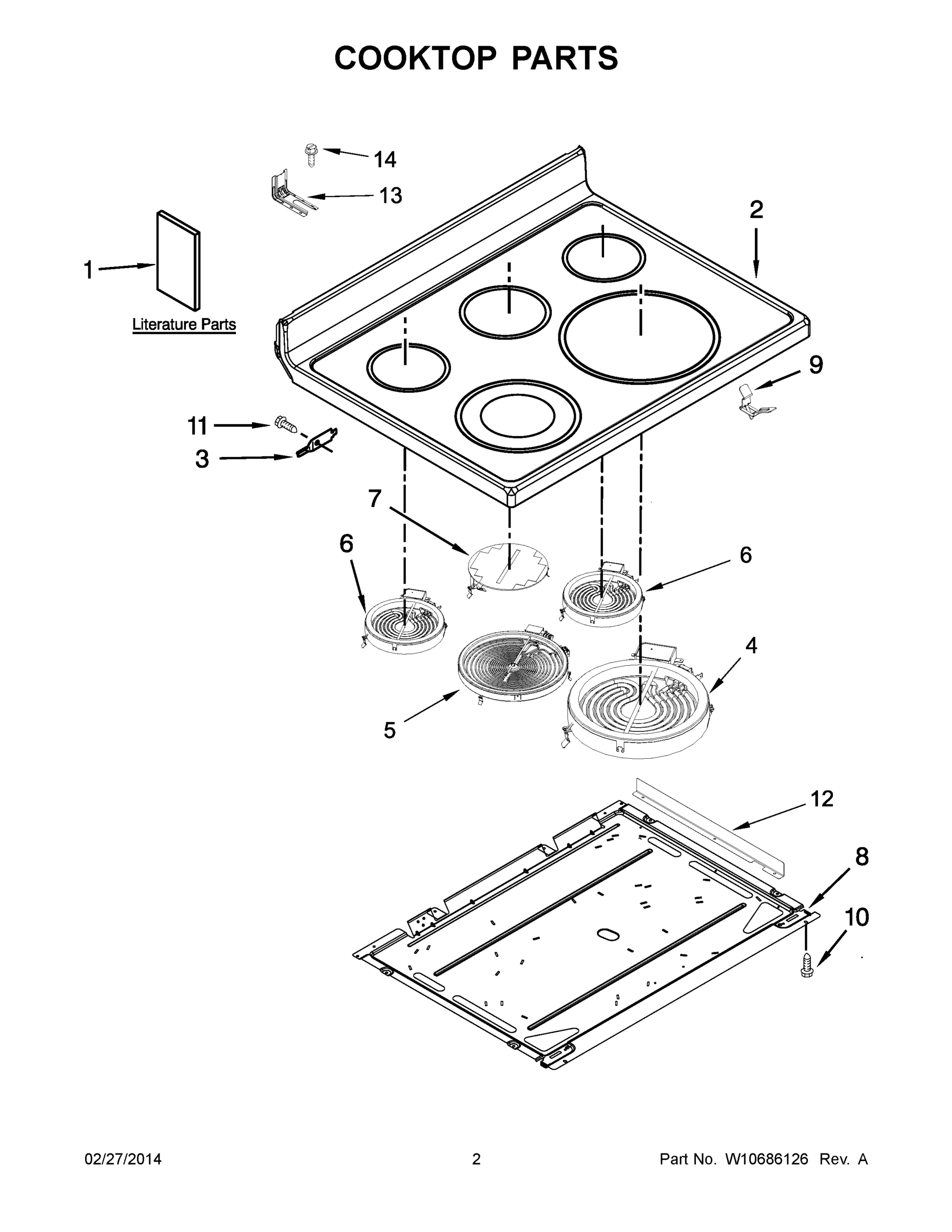 02 - COOKTOP PARTS