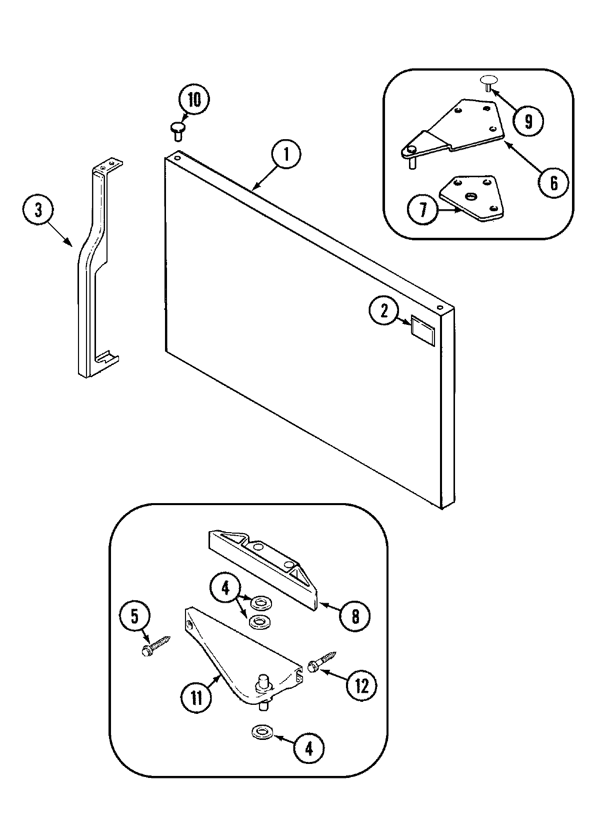 07 - FREEZER OUTER DOOR (REV. 12)