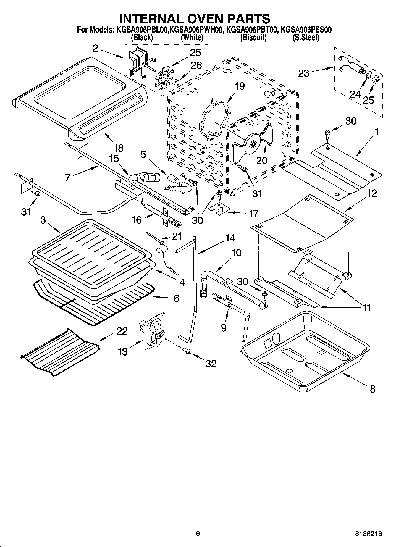 05 - INTERNAL OVEN PARTS