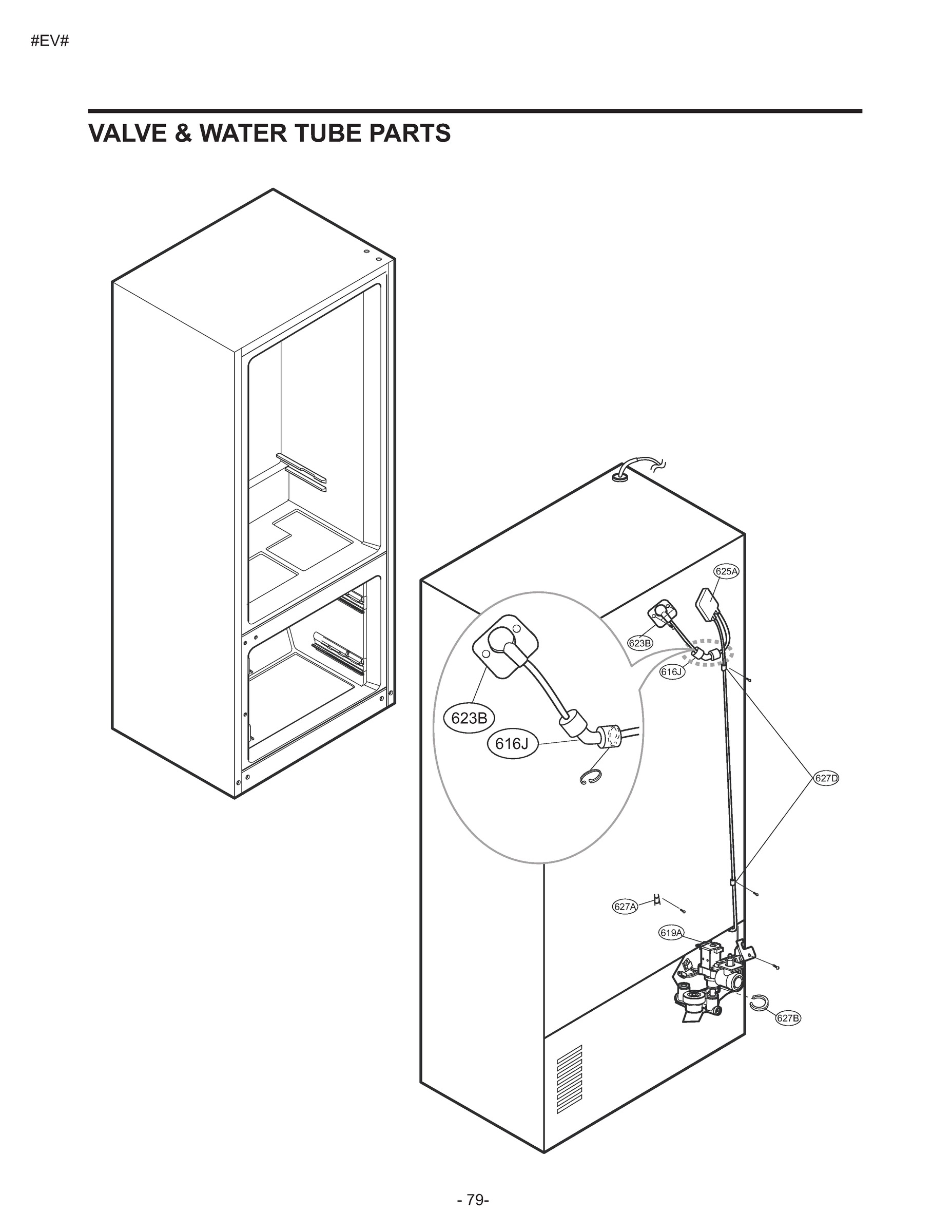 VALVE & WATER TUBE PARTS