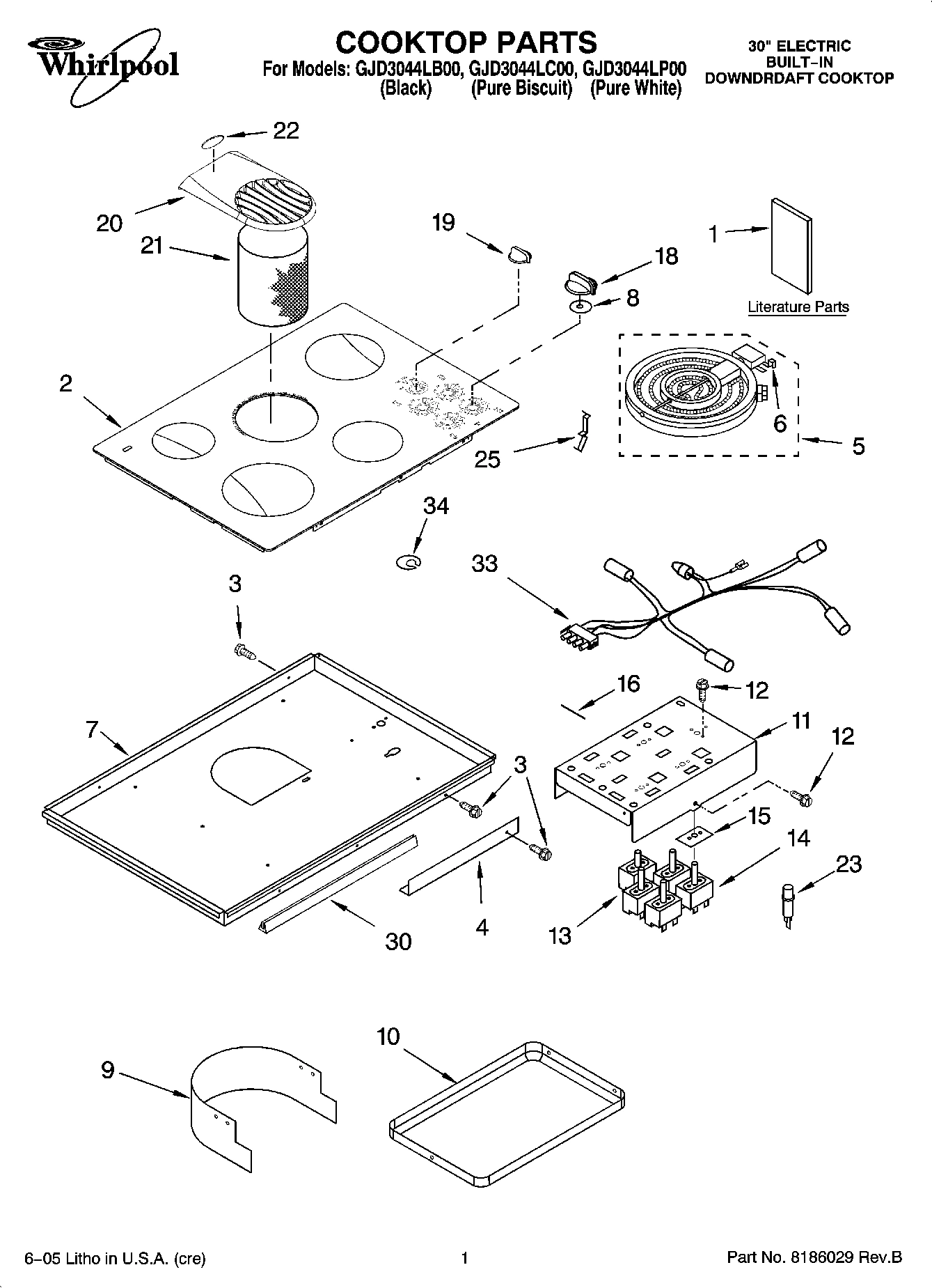 01 - COOKTOP PARTS