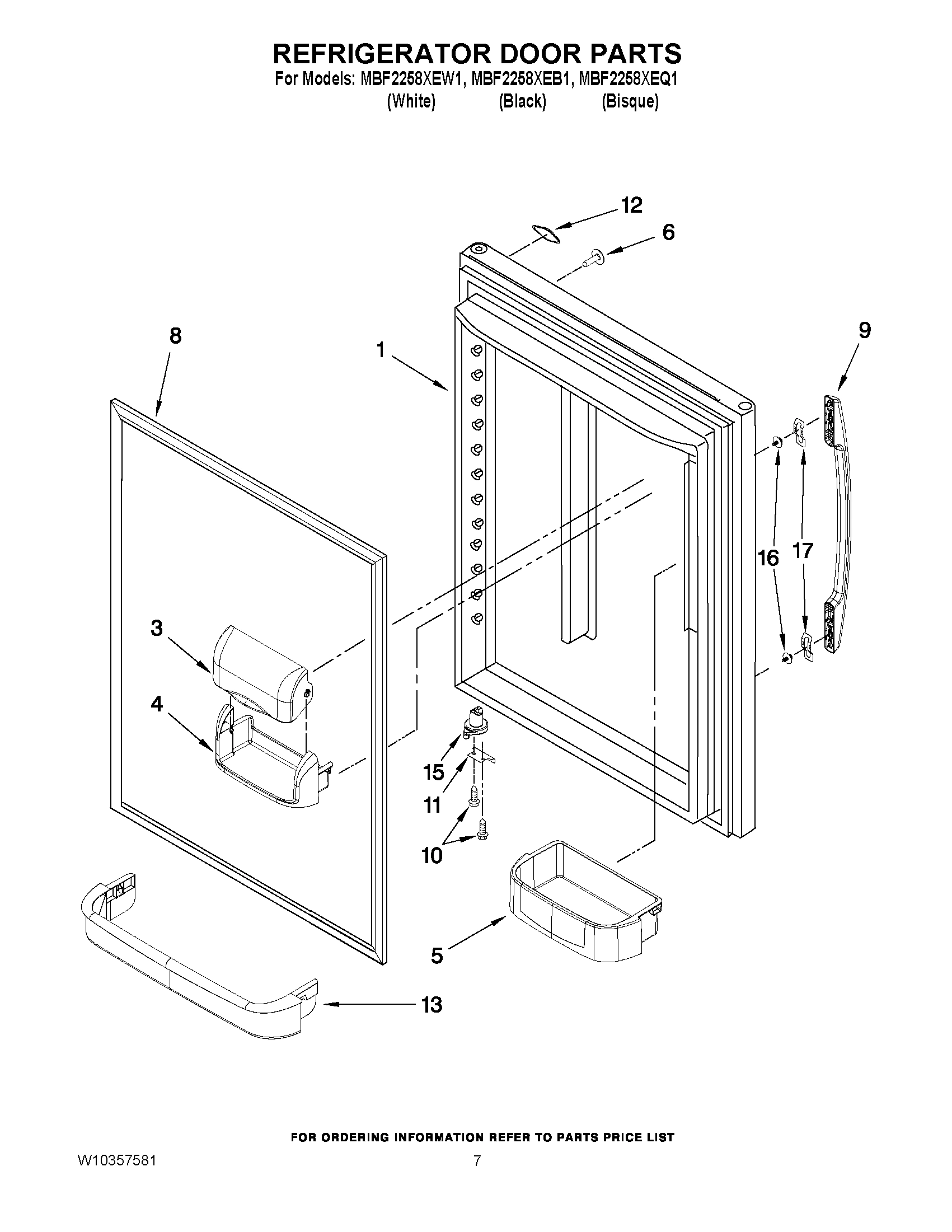 05 - REFRIGERATOR DOOR PARTS