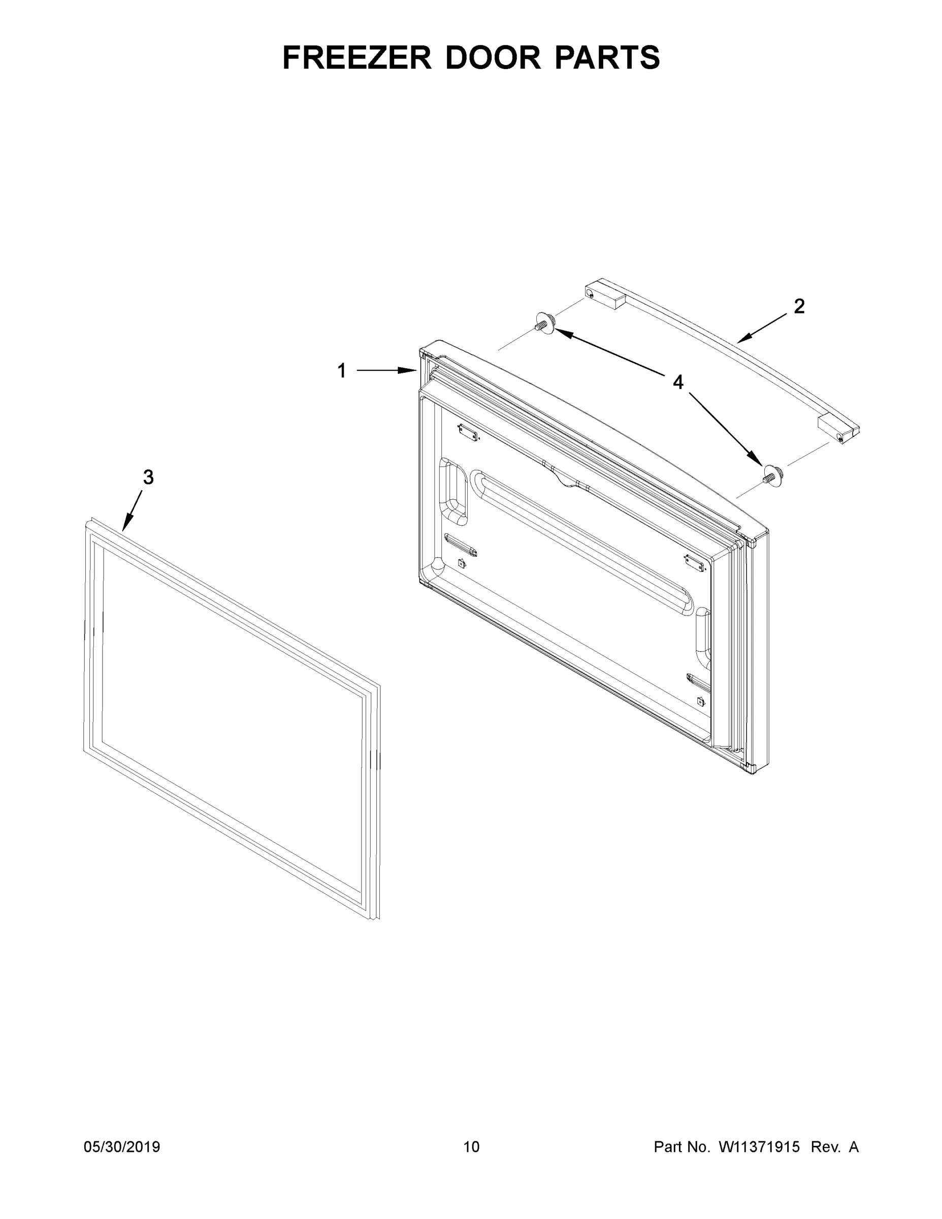 06 - FREEZER DOOR PARTS