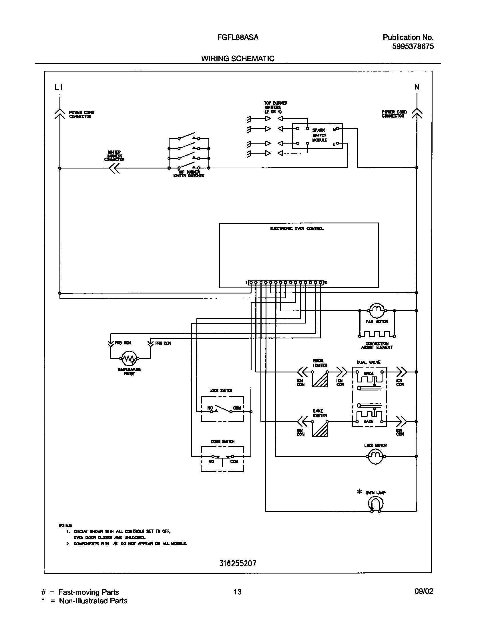 13 - WIRING SCHEMATIC