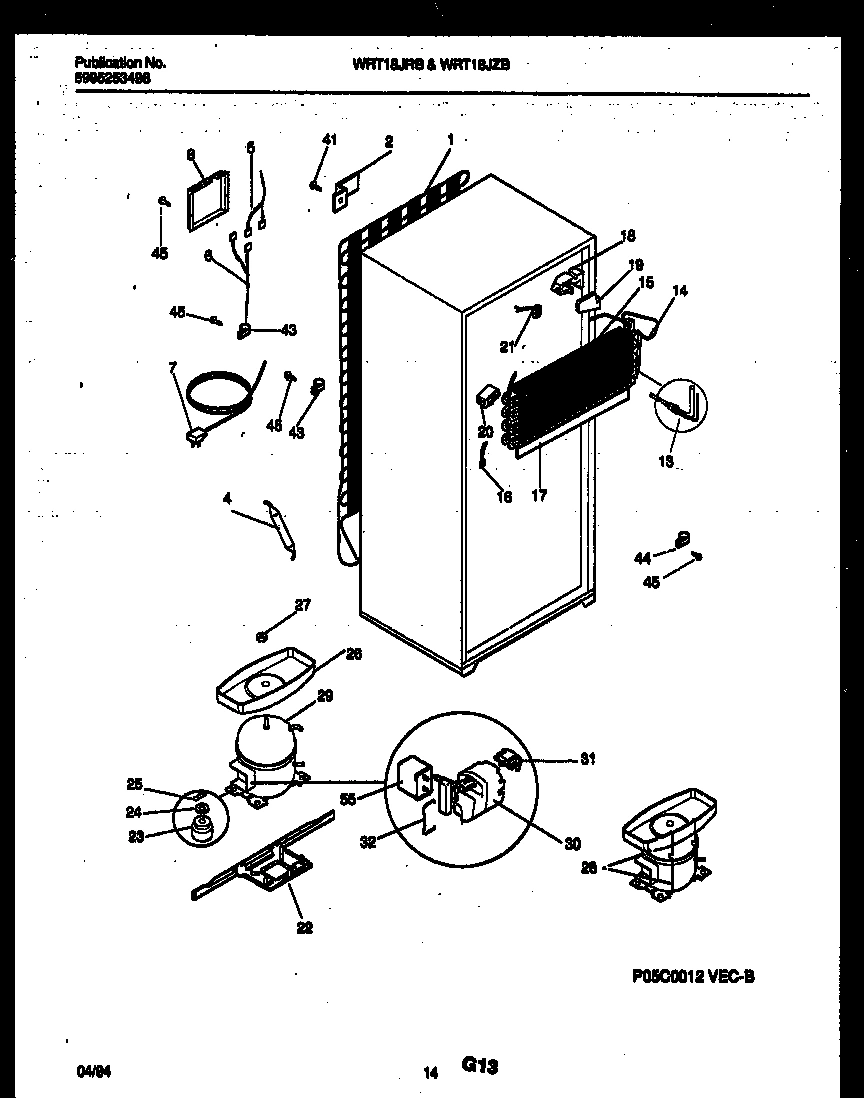 08 - SYSTEM AND AUTOMATIC DEFROST PARTS