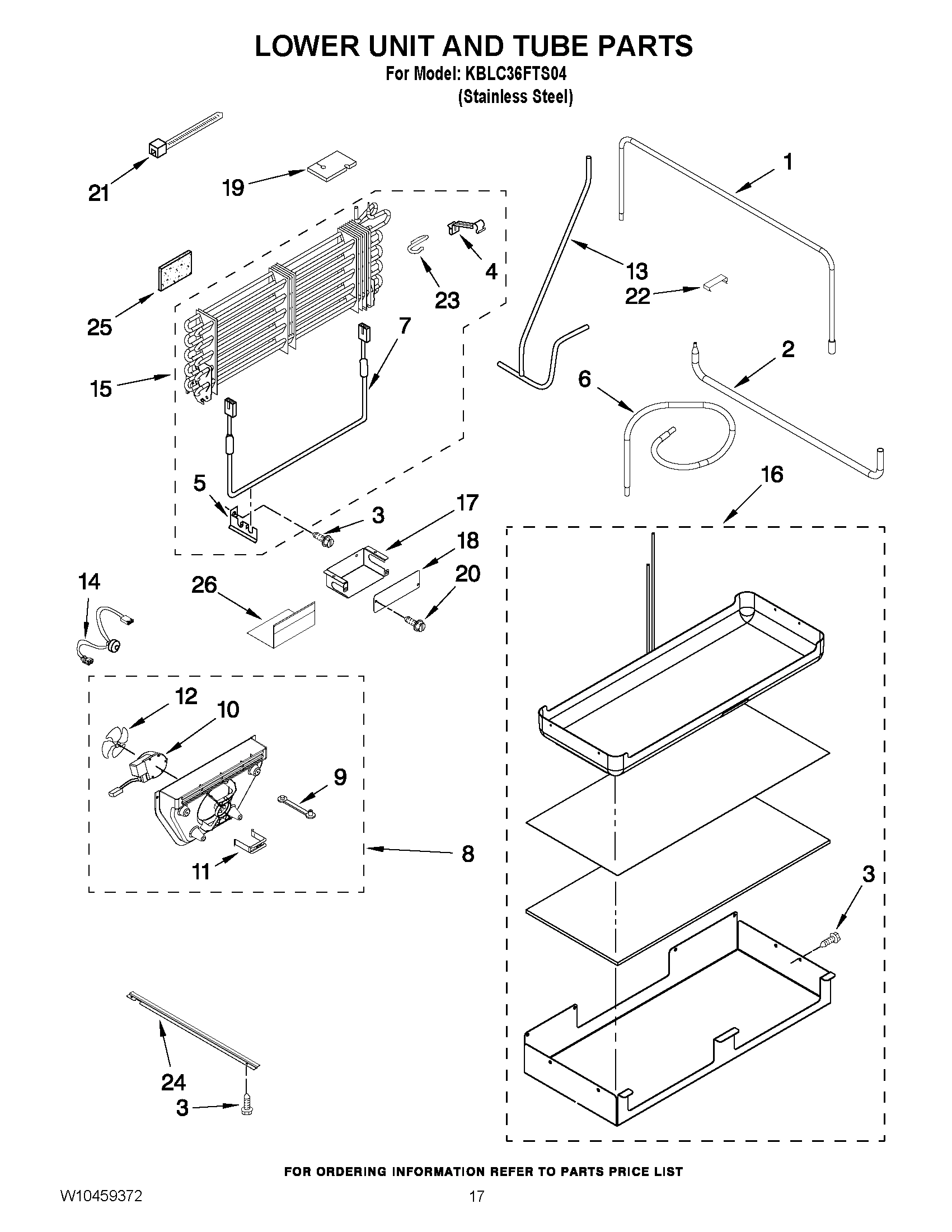 10 - LOWER UNIT AND TUBE PARTS