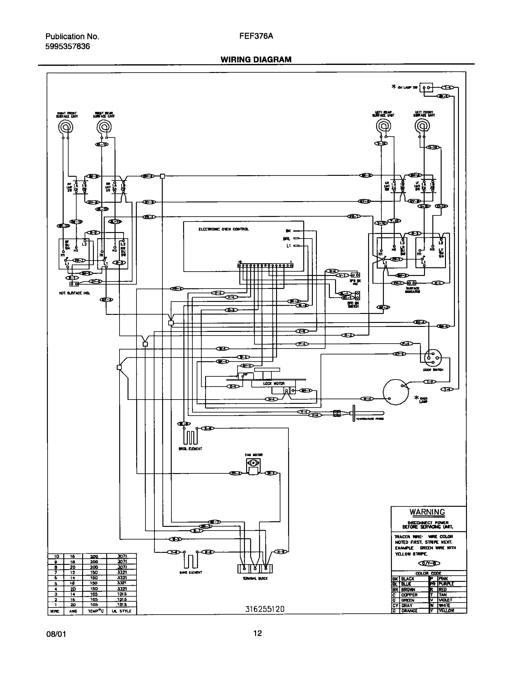12 - WIRING DIAGRAM