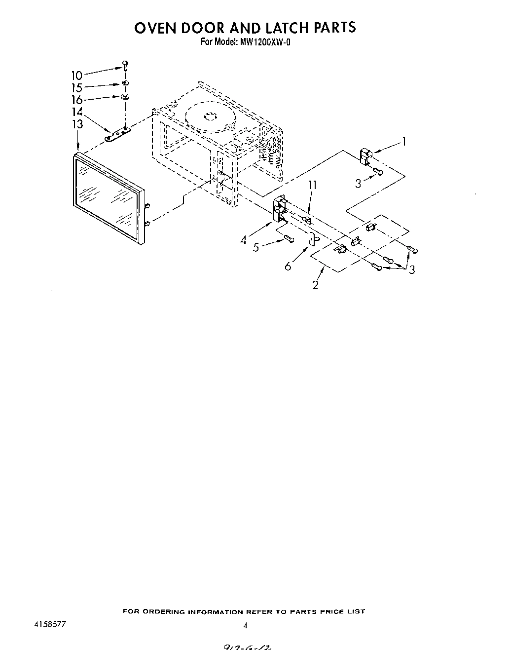 04 - OVEN DOOR AND LATCH