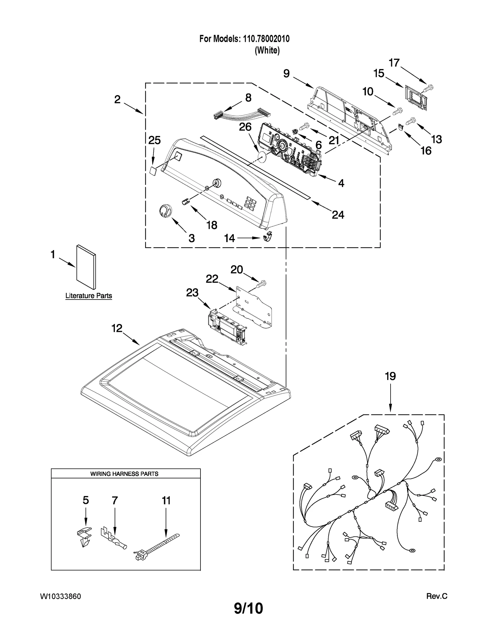TOP AND CONSOLE PARTS