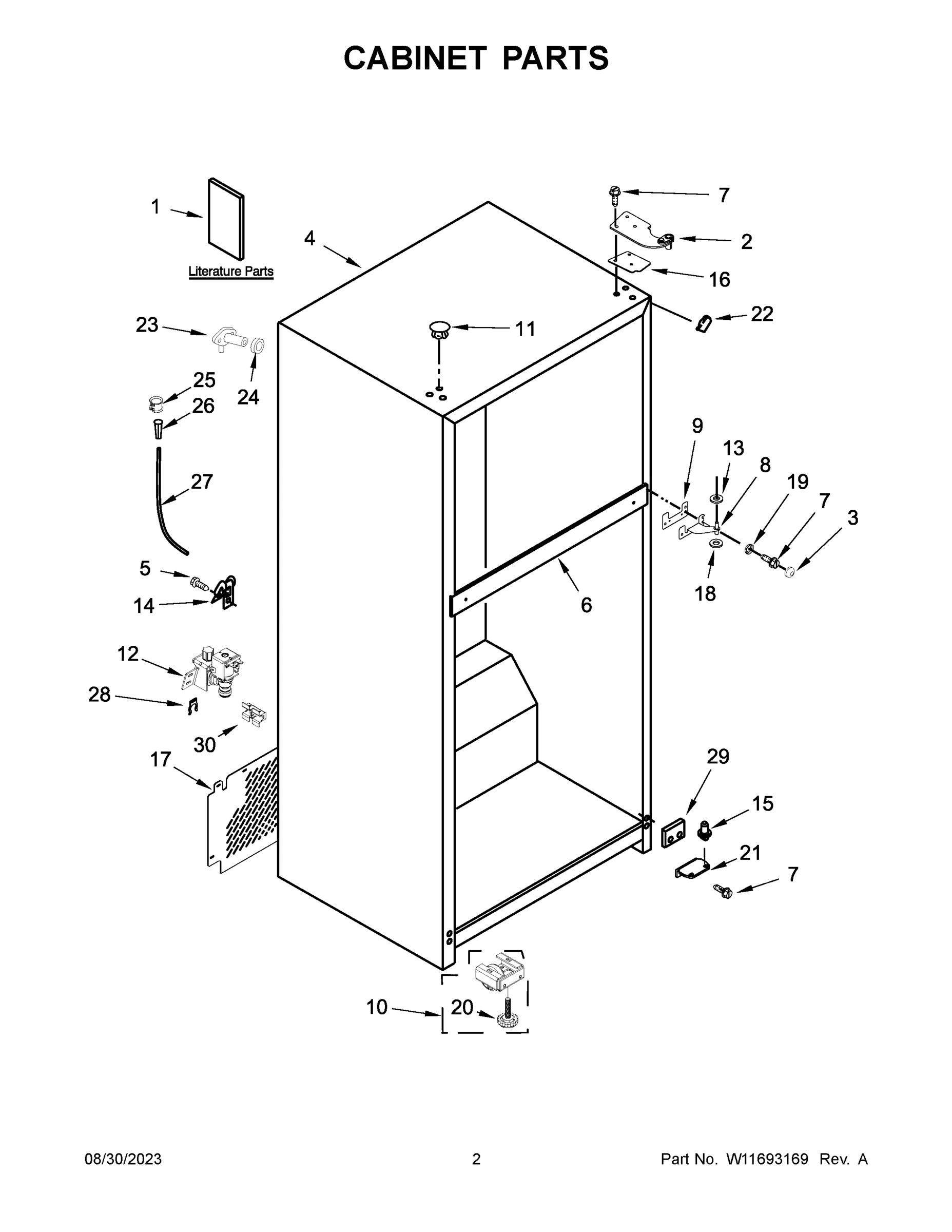 02 - CABINET PARTS