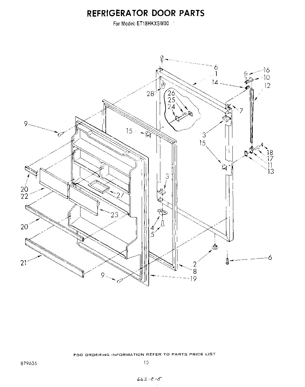 08 - REFRIGERATOR DOOR, NOT ILLUSTRATED
