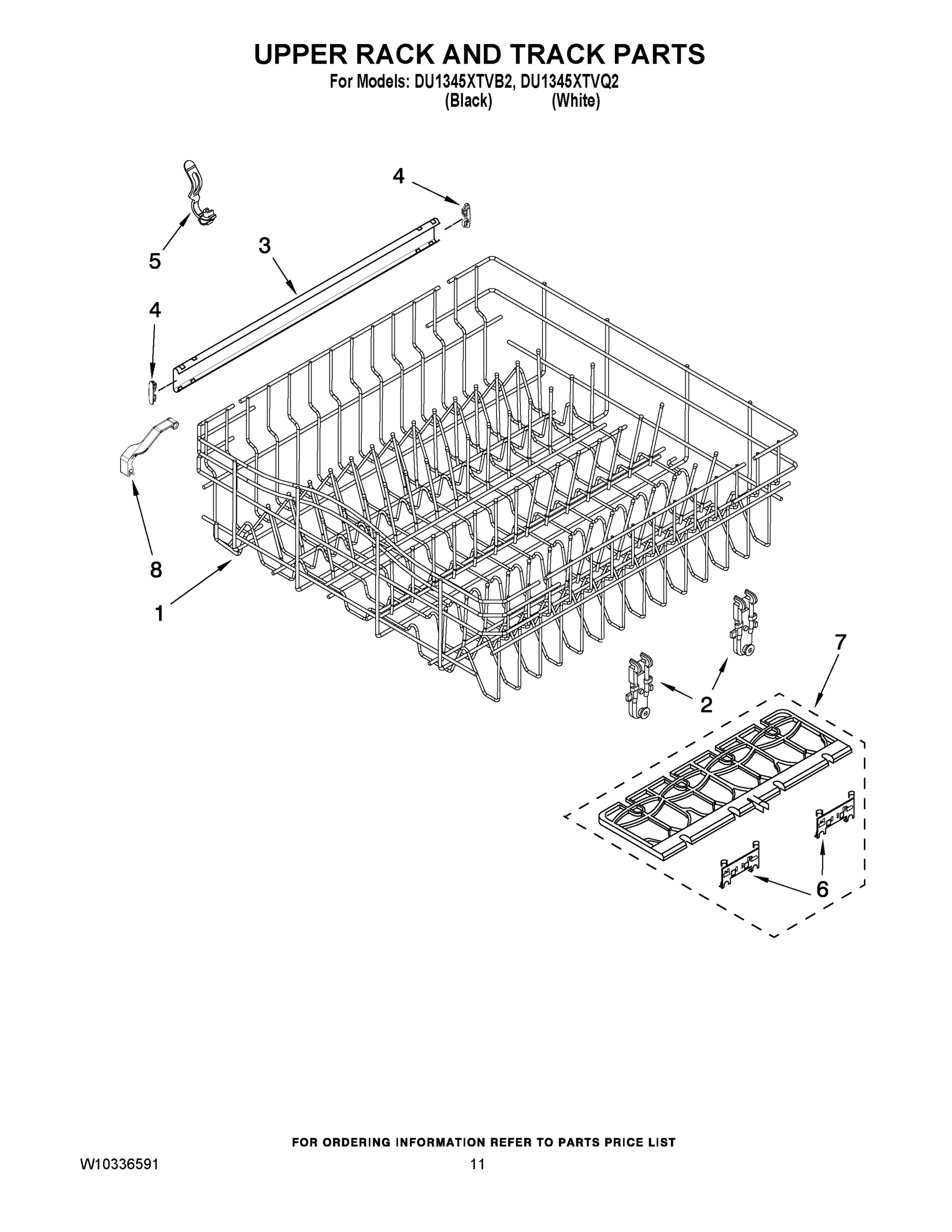 09 - UPPER RACK AND TRACK PARTS