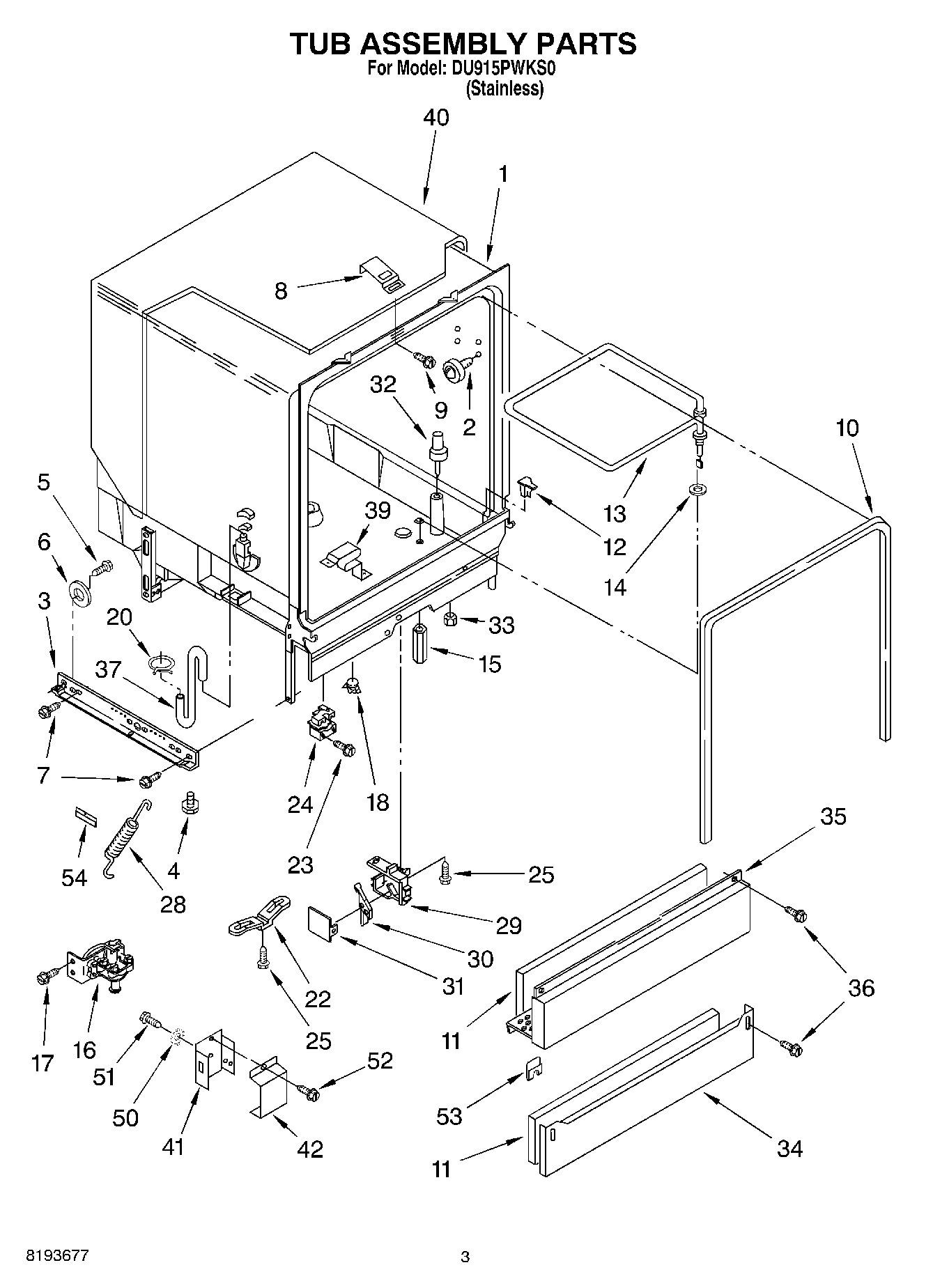 03 - TUB ASSEMBLY