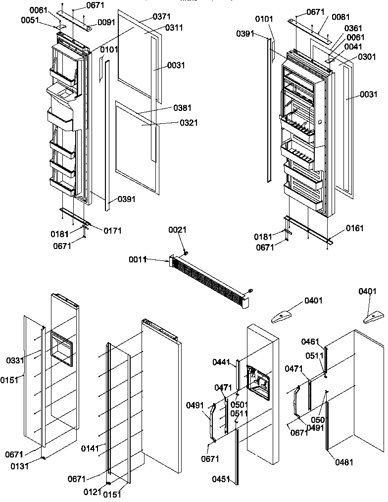 05 - HANDLES, TRIM, AND TOE GRILLE KITS