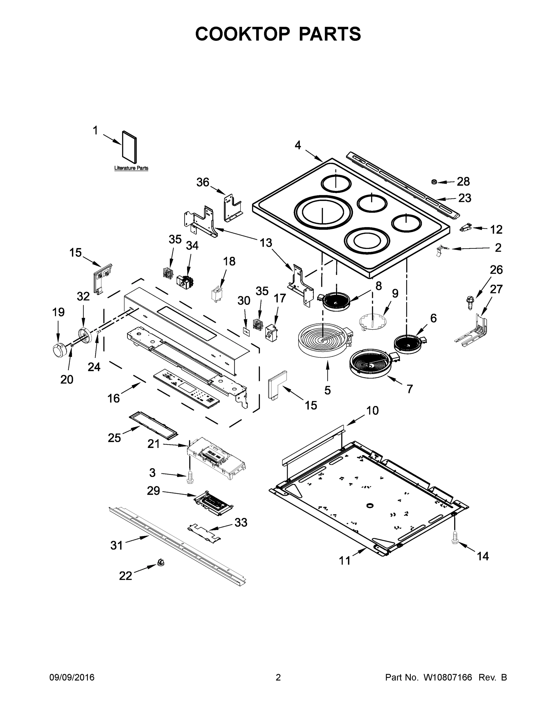 02 - COOKTOP PARTS