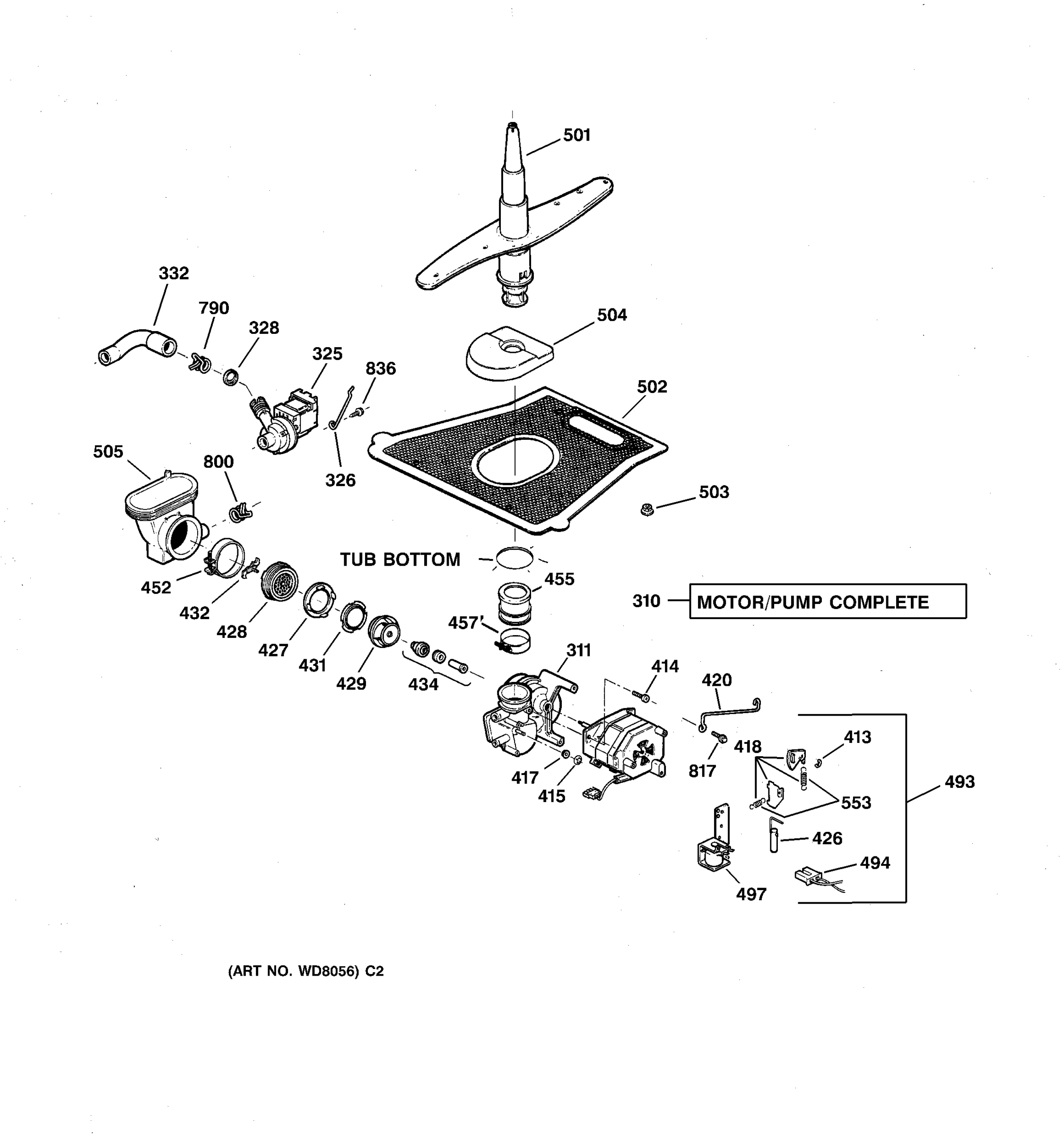 MOTOR-PUMP MECHANISM