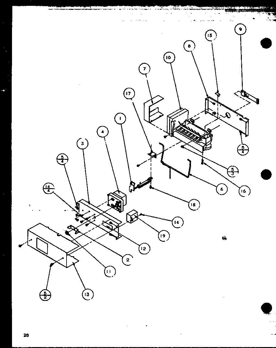 10 - ICE BUCKET AND ICE MAKER